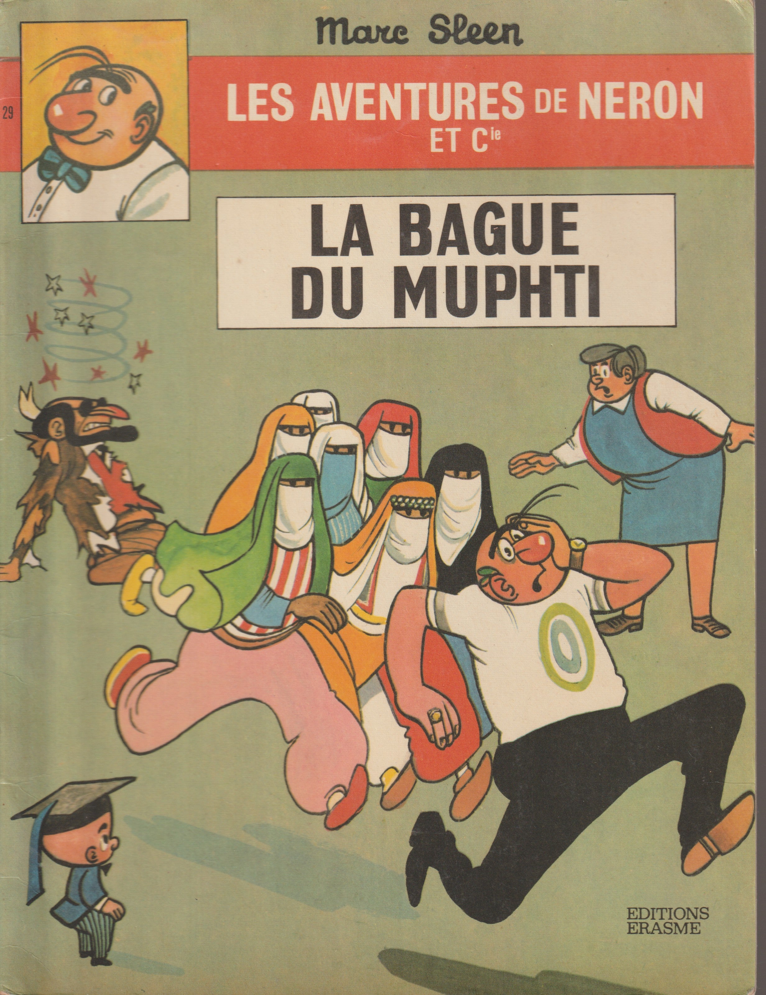 Comic Book - The Adventures of Nero - The Ring of the Mufti - Volume 29 (Erasmes) - Marc Sleen - First Edition - 1972 - Very Good Condition - Erasmes Publishers