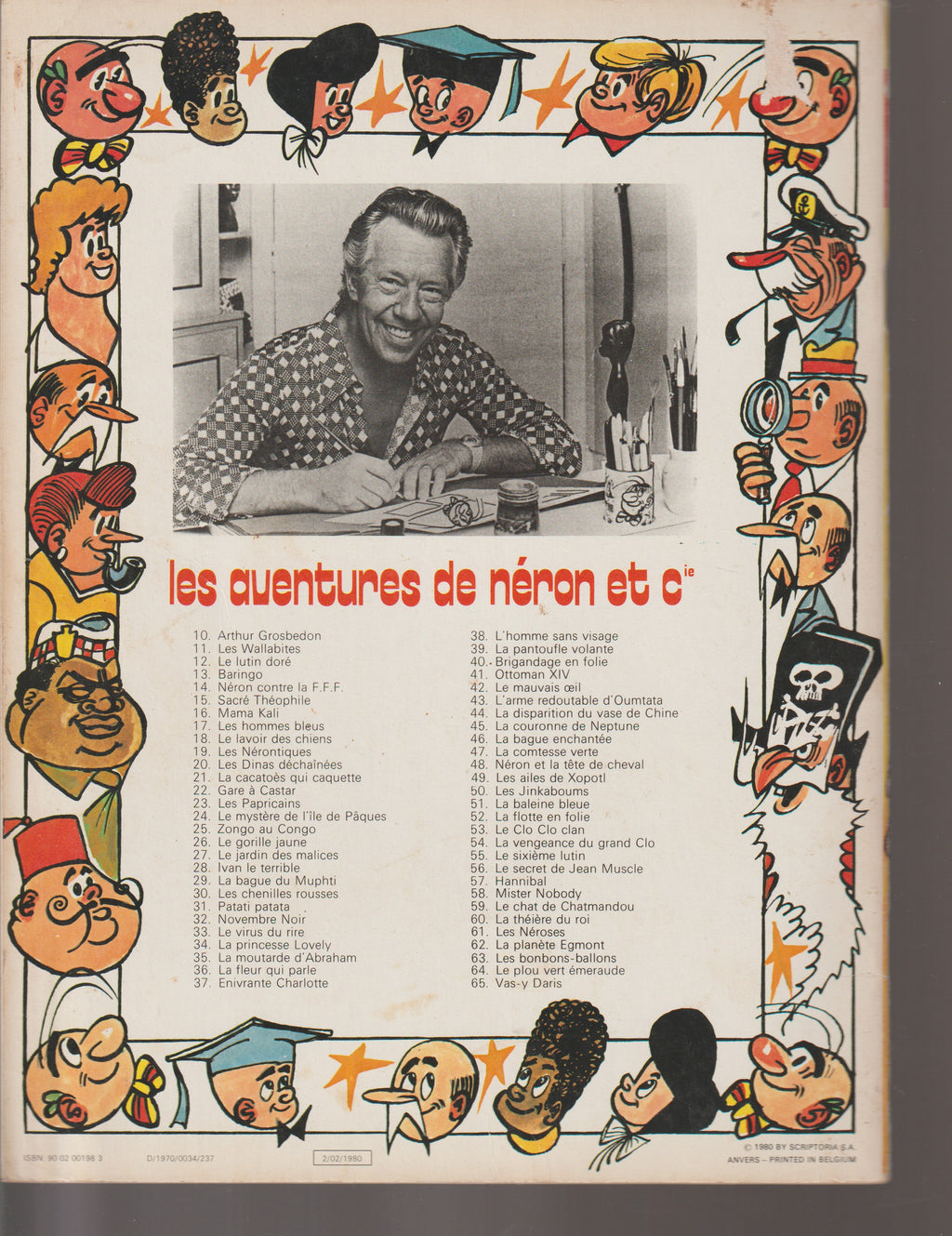 Bd - Les aventures de Neron - Les Dinas déchainées - Tome 20 (Erasmes) - Marc Sleen - EO - 1970 - TTBE - Editions Erasmes