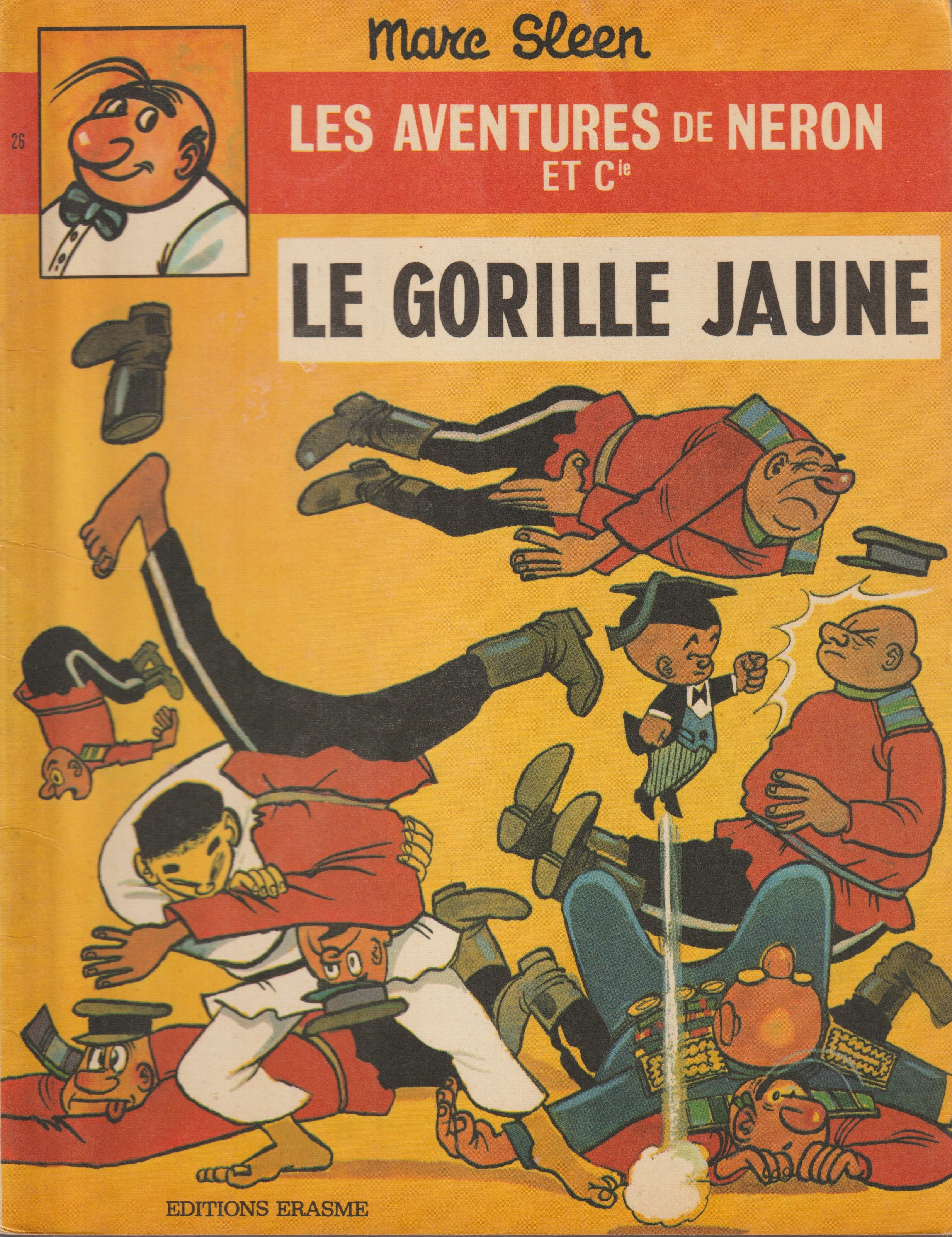 Cómic - Las aventuras de Neron - El gorila amarillo - Tomo 26 (Erasmes) - Marc Sleen - EO - 1972 - TTBE - Ediciones Erasmes
