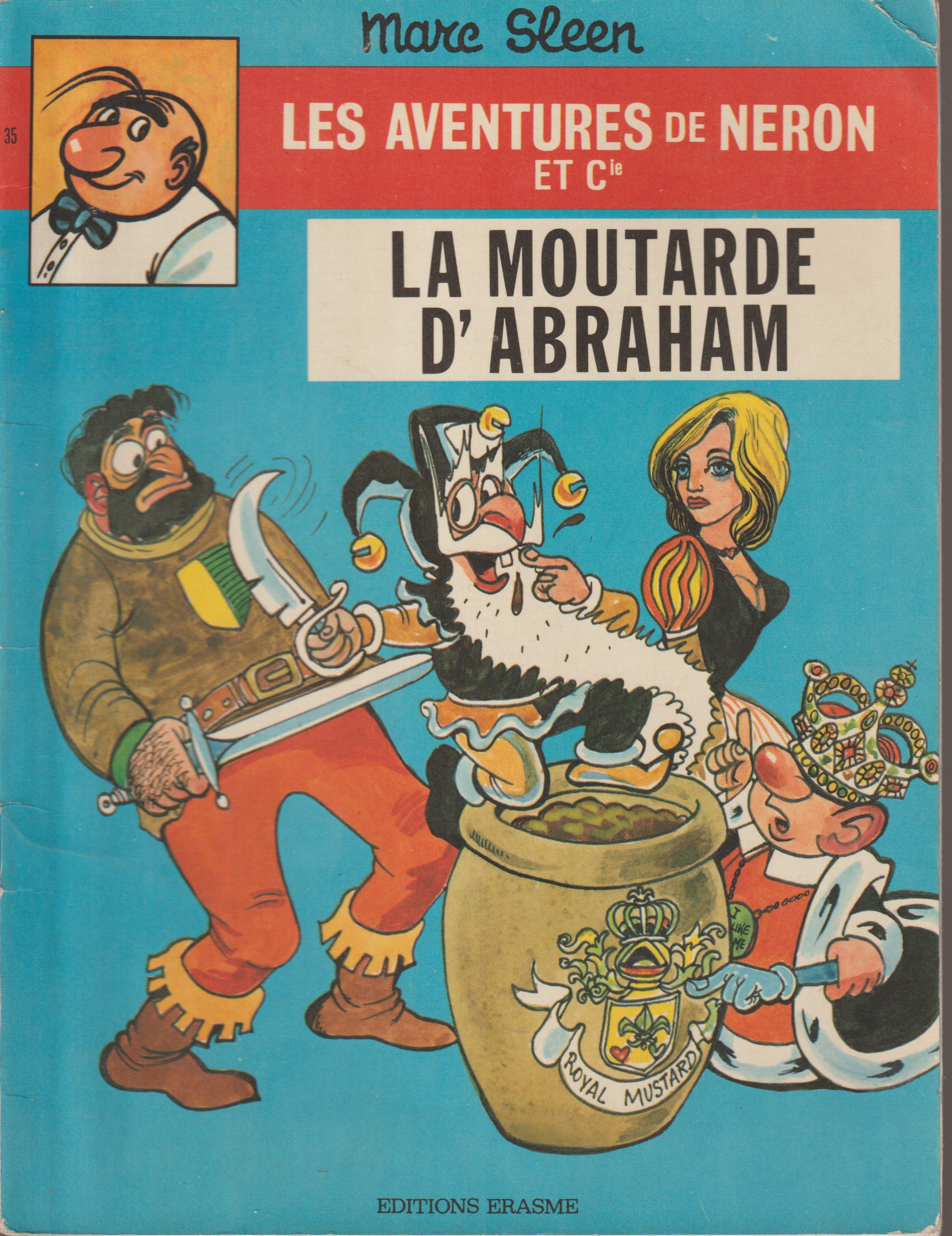 Cómic - Las aventuras de Neron - La mostaza de Abraham - Tomo 35 (Erasmes) - Marc Sleen - EO - 1973 - TTBE - Ediciones Erasmes