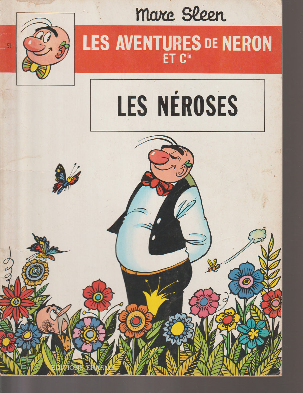 Bd - Les aventures de Neron - Les Néroses - Tome 61 (Erasmes) - Marc Sleen - EO - 1979 - TTBE - Editions Erasmes