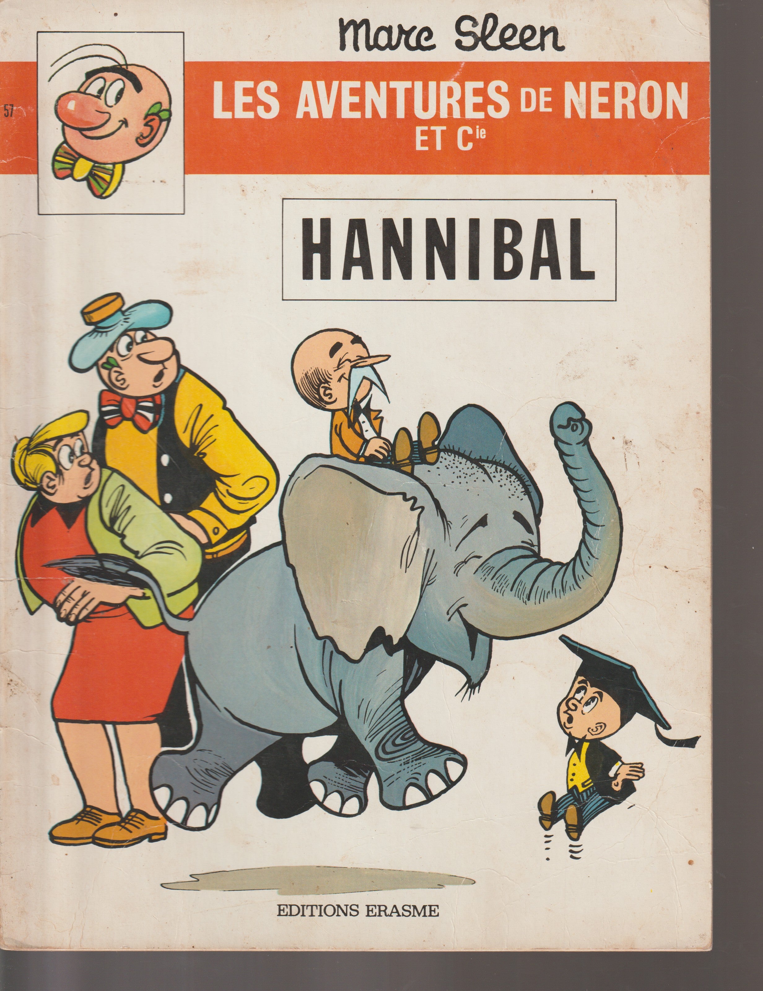 Bd - Las aventuras de Nerón - Aníbal - Tomo 57 (Erasmes) - Marc Sleen - EO - 1978 - TTBE - Ediciones Erasmes