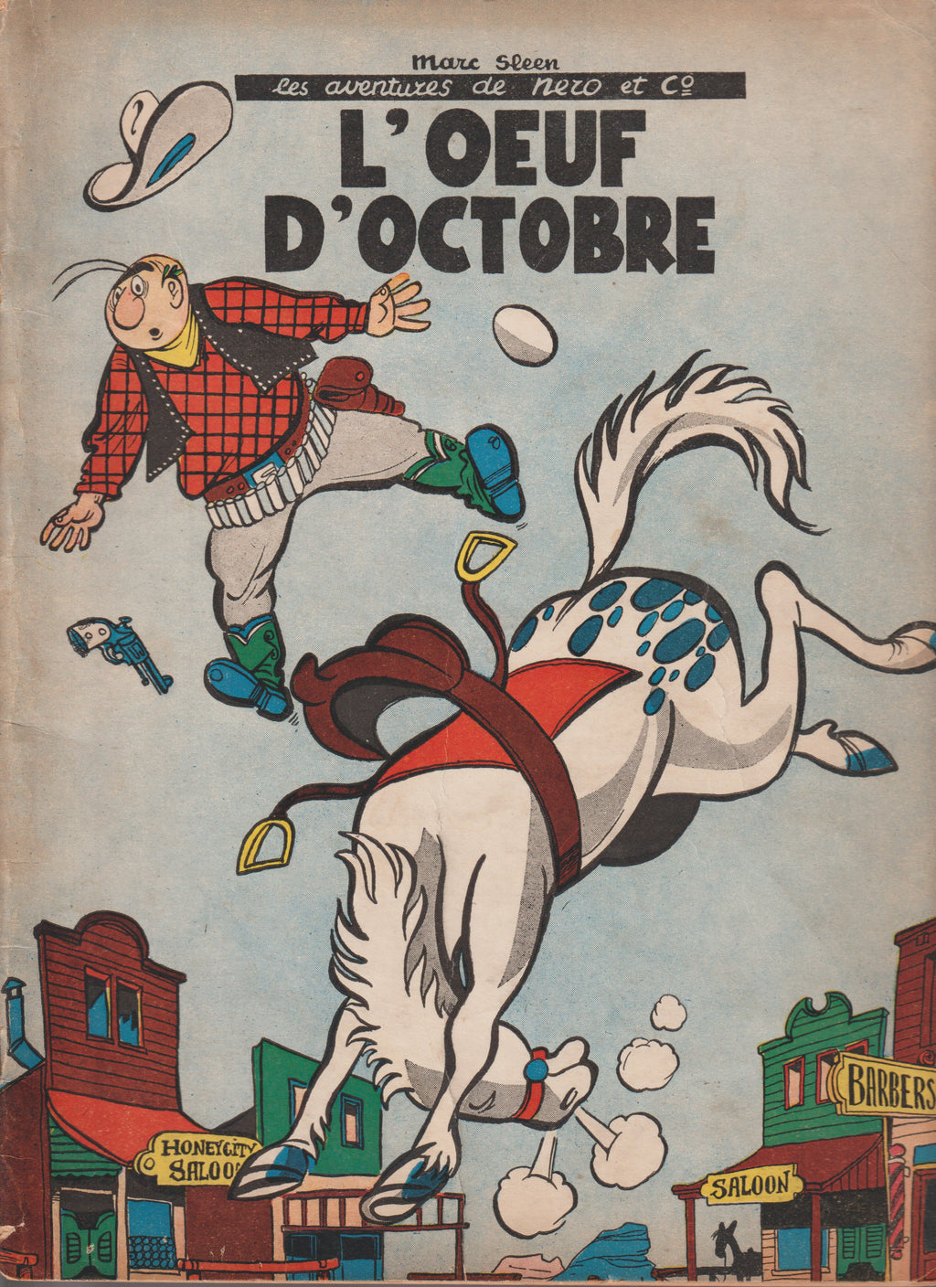 Comic - The Adventures of Nero - The October Egg - Volume 11 - Marc Sleen - FC - 1956 - VGC - Editions du Samedi