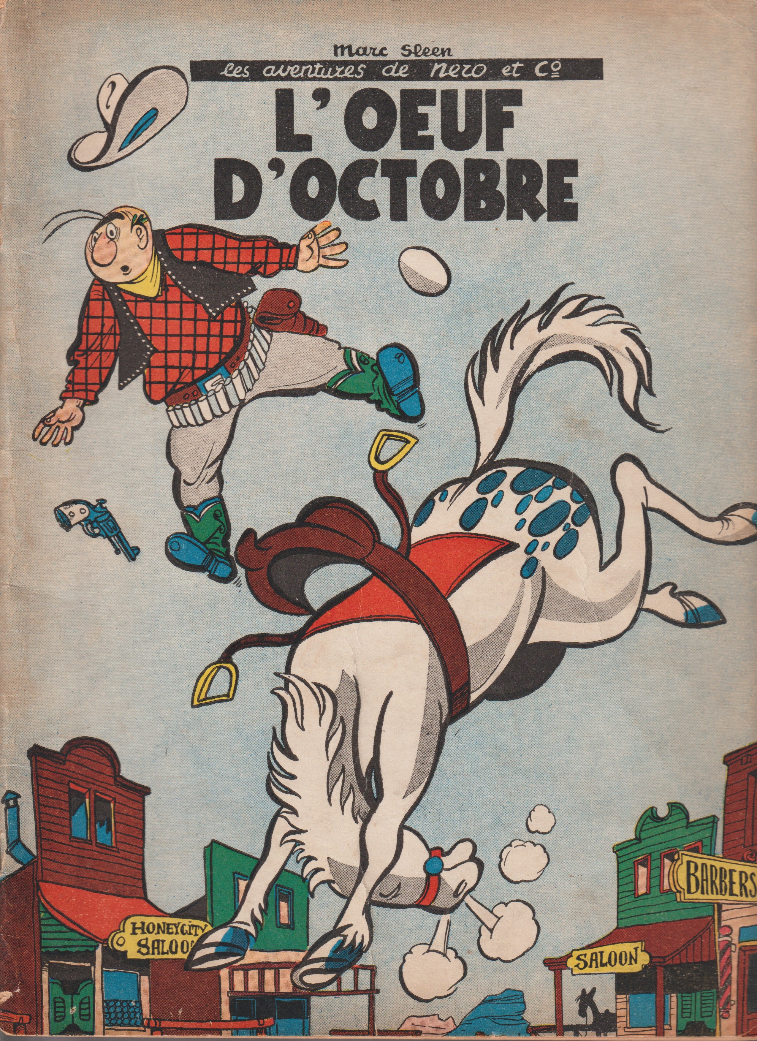 Comic - The Adventures of Nero - The October Egg - Volume 11 - Marc Sleen - FC - 1956 - VGC - Editions du Samedi