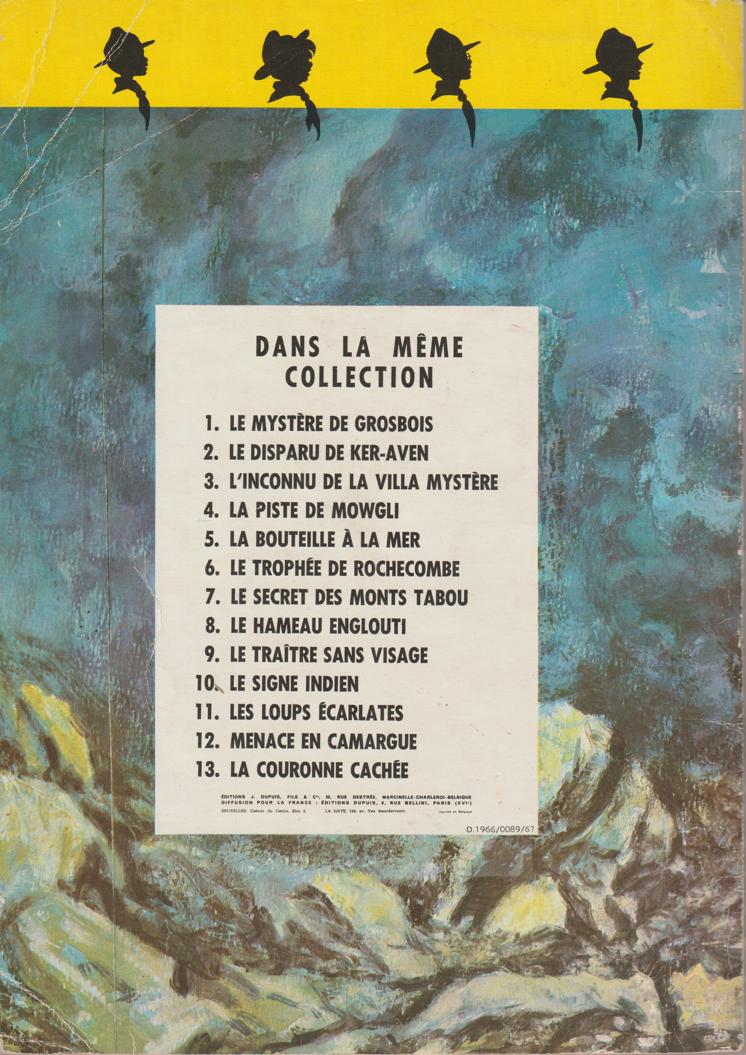 Bd - La patrouille des castors - Le chaudron du diable - Tome 14 - Mitacq - EO - 1966 - BE - Dupuis