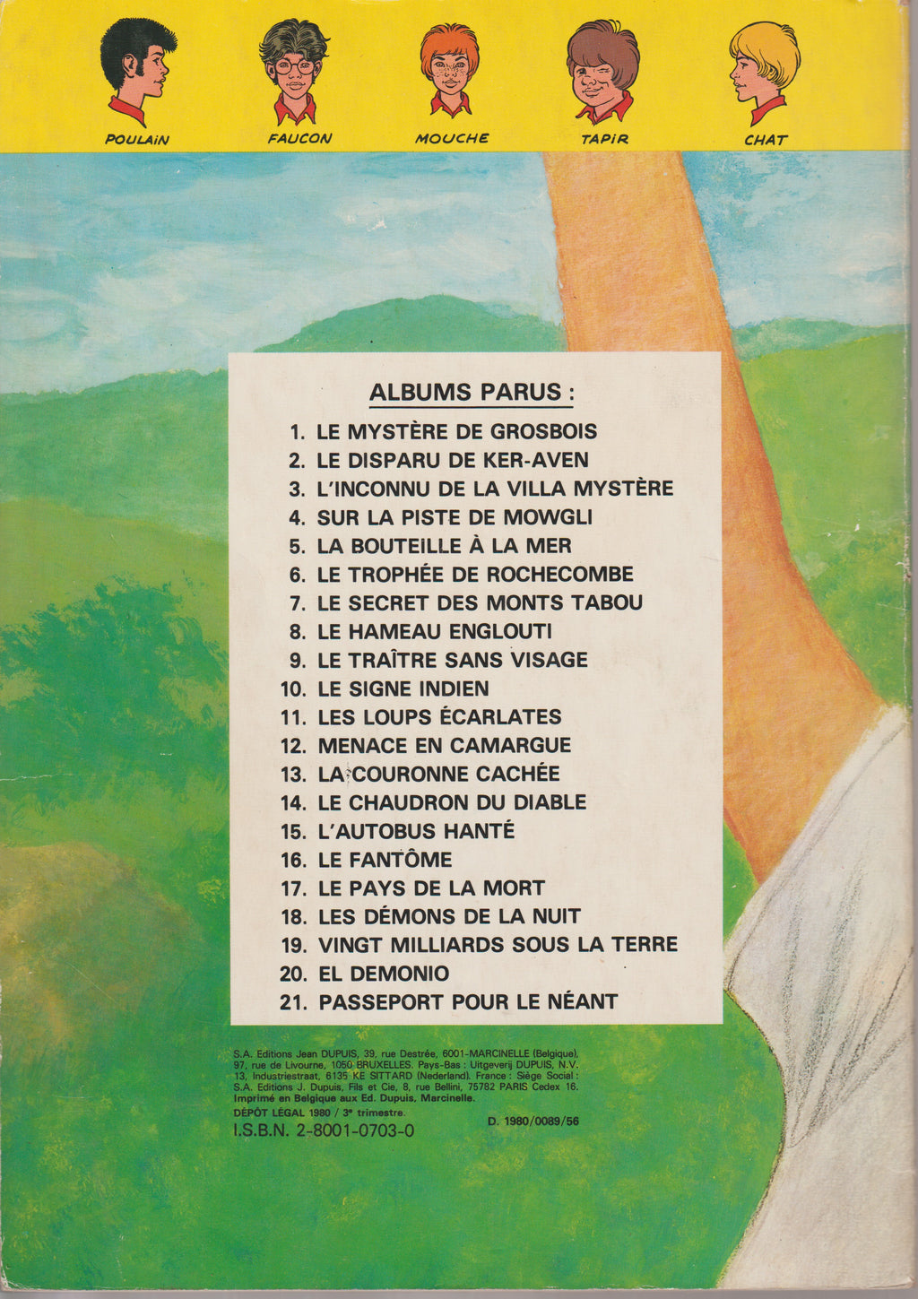 Bd - La patrouille des castors - Prisonniers du large - Tome 22 - Mitacq - EO - 1980 - TBE - Dupuis
