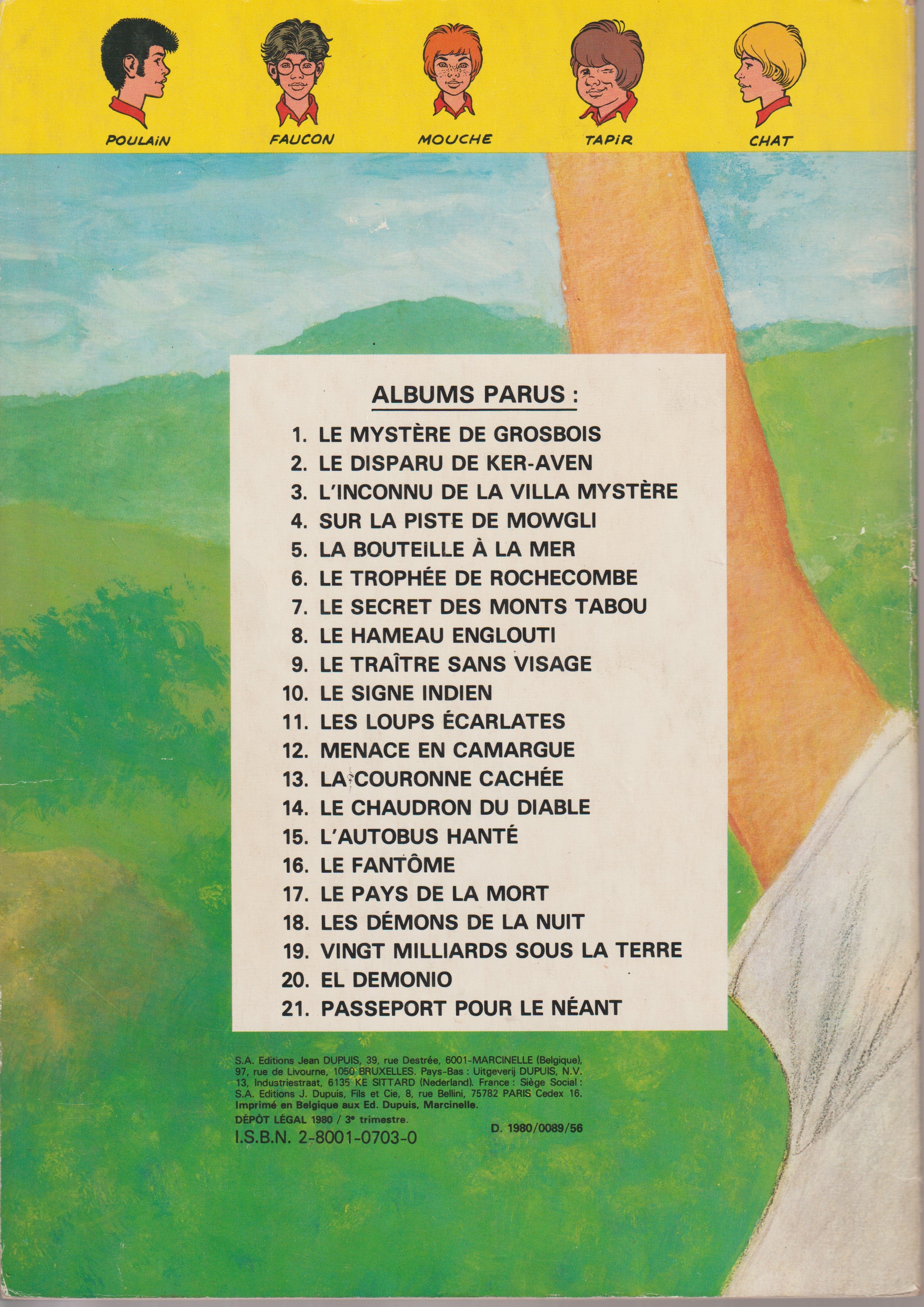 Bd - La patrouille des castors - Prisonniers du large - Tome 22 - Mitacq - EO - 1980 - TBE - Dupuis