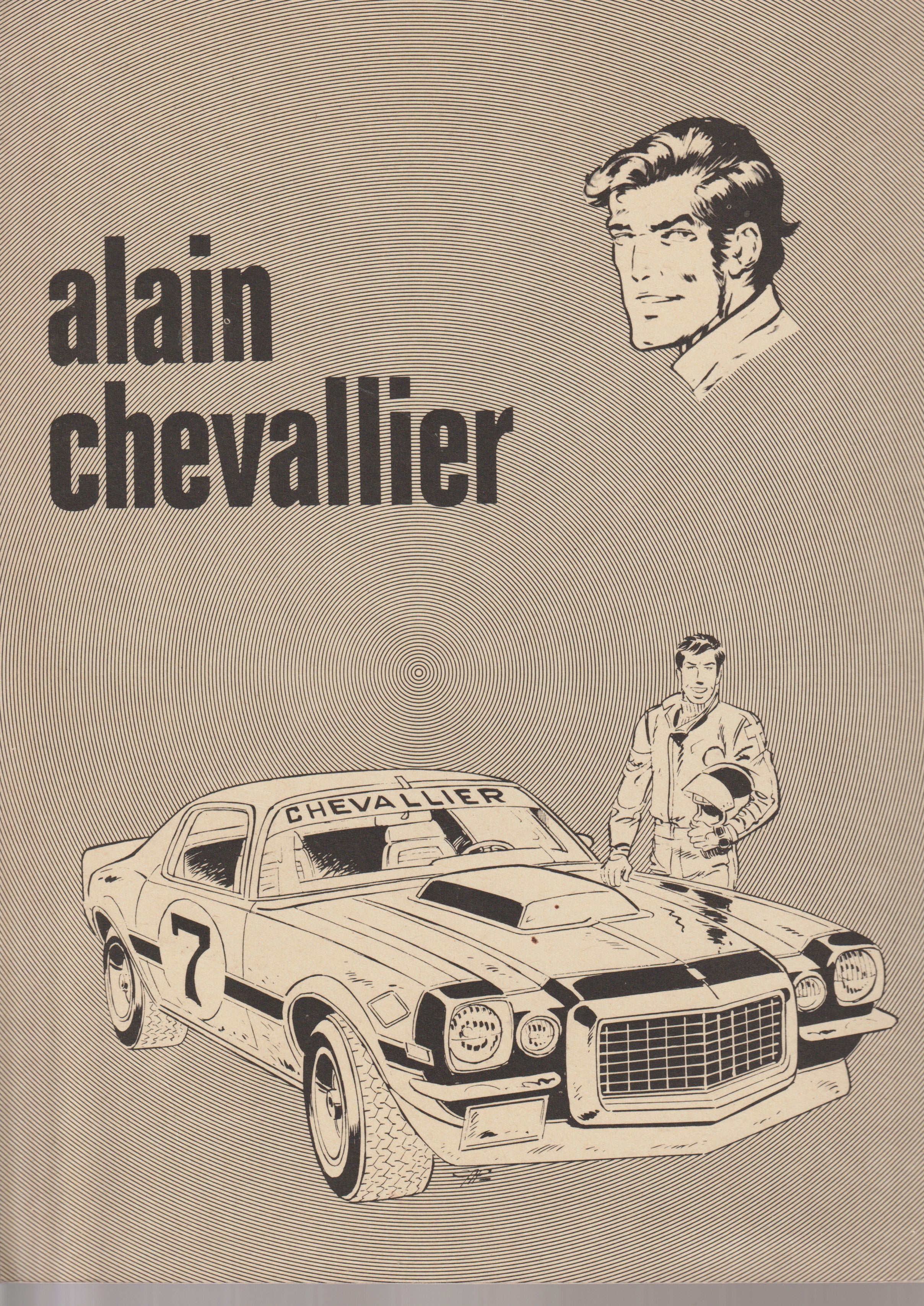BD  Alain Chevalier - Enfer pour un champion - Tome 1 - EO - 1973 - TBE- Denayer - Rossel