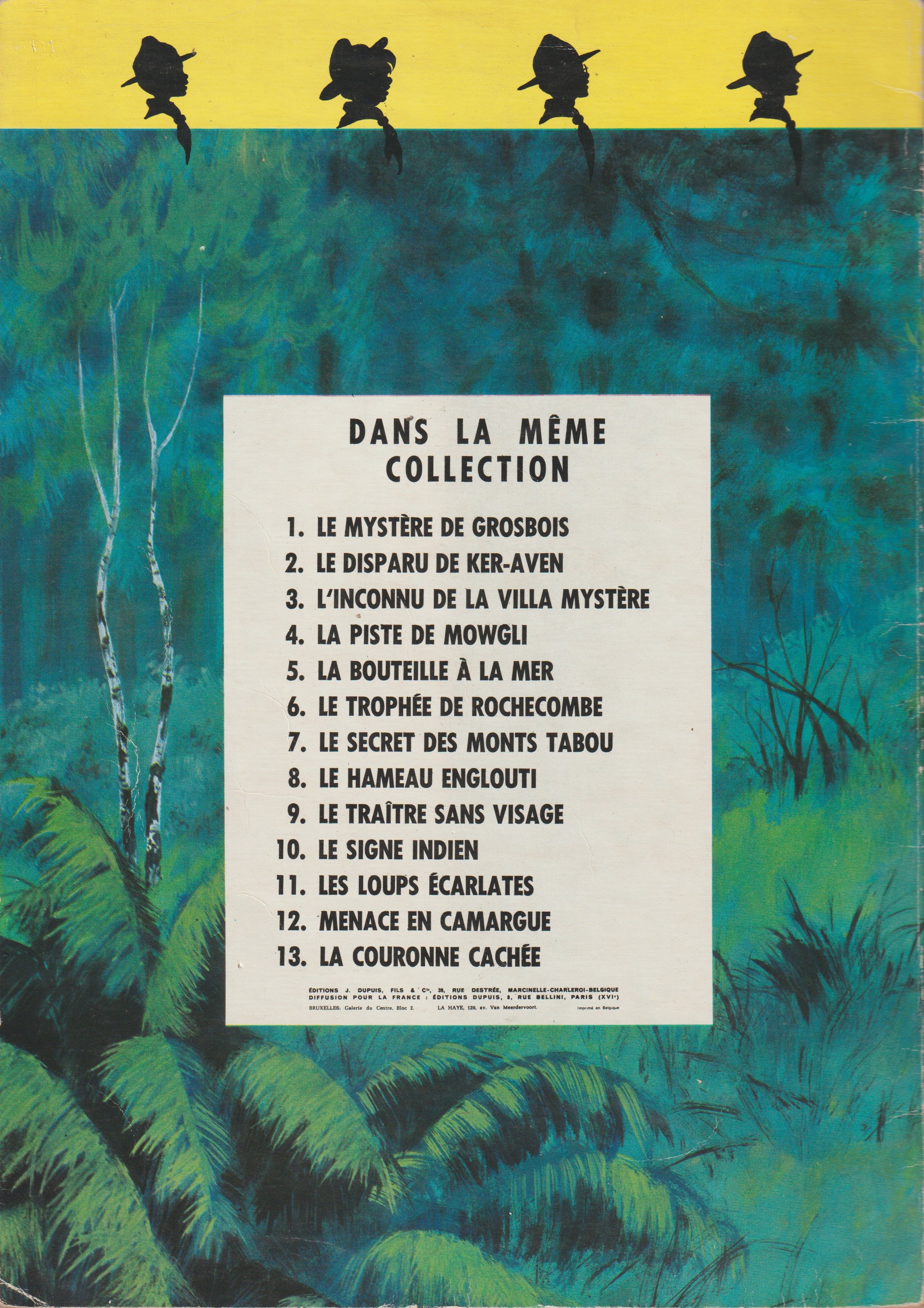 Bd - La patrouille des castors - La couronne cachée - Tome 13 - Mitacq - EO - 1965 - TBE - Dupuis