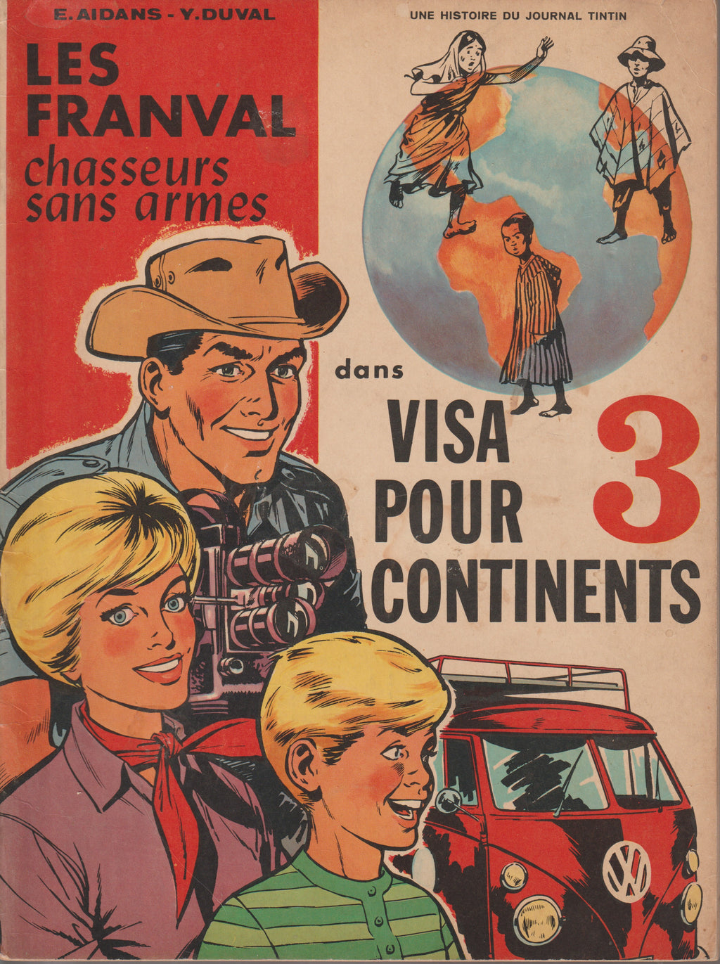 Bd - Les Franval - Visa pour 3 continents - Aidans - 1966 - TBE - Lombard