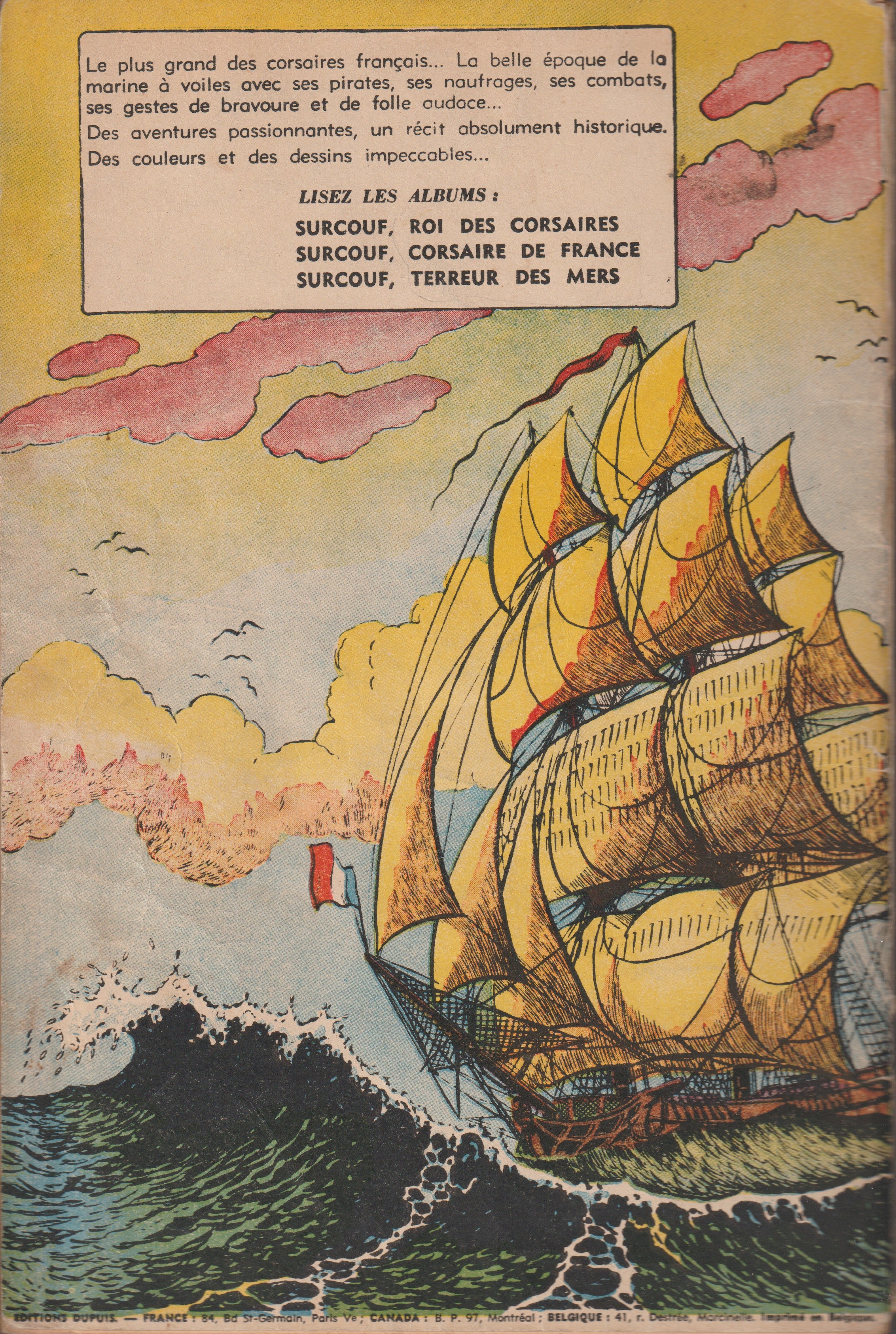 Bd - Les histoires vraies de l'oncle paul - Le mystère du Brick fantôme - Collectif - EO - 1953 - BE - Dupuis