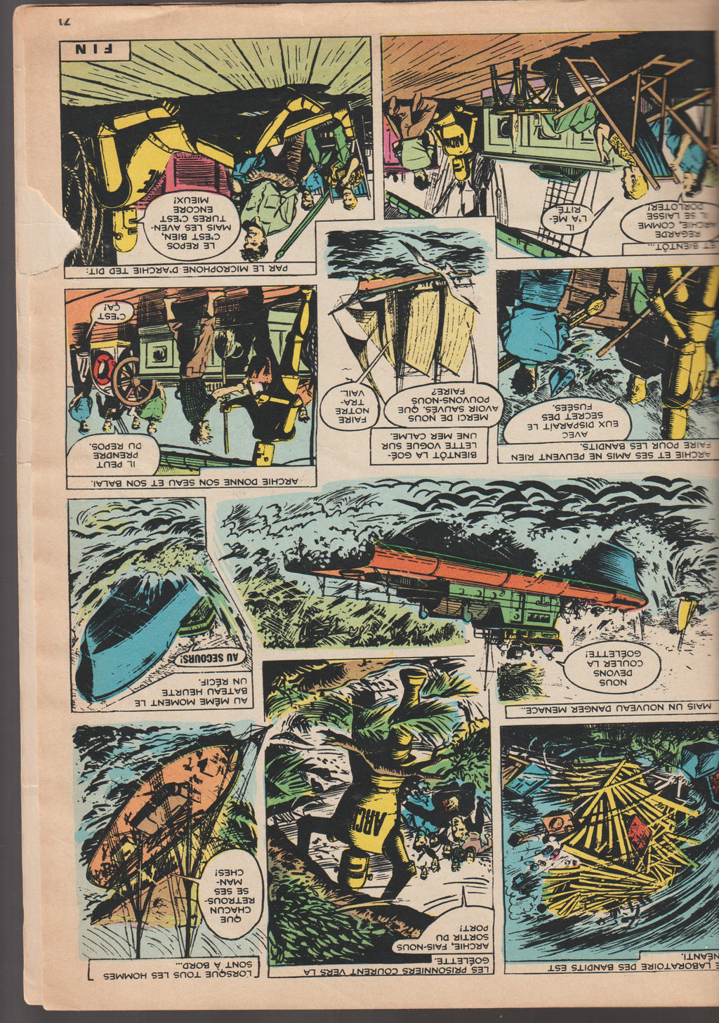Bd - Archie l'homme d'acier - La mine d'or/le navire déserté - Tome 7 - Cowan/ted - EO - 1950 - EM - SEP