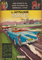 Bd - Les aventures de Jean Valhardi - L'affaires Barnes - Tome 8 - Jijé - EO - 1959 - EM - Dupuis