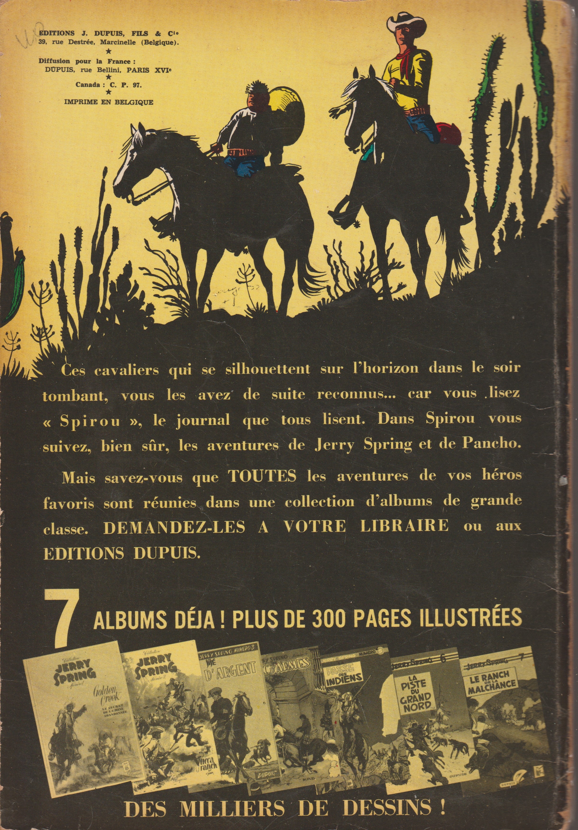 Bd - Les aventures de Jean Valhardi - L'affaires Barnes - Tome 8 - Jijé - EO - 1959 - EM - Dupuis