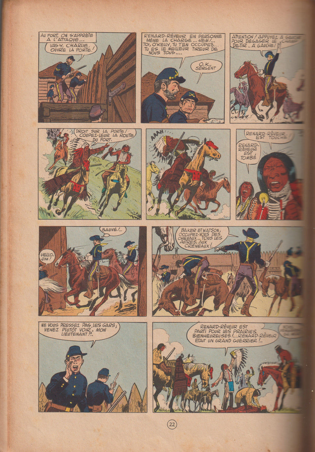 BD  Jerry Spring - Fort Red Stone - N°9 - EO- Souple -1960 - BE- Jijé - Dupuis