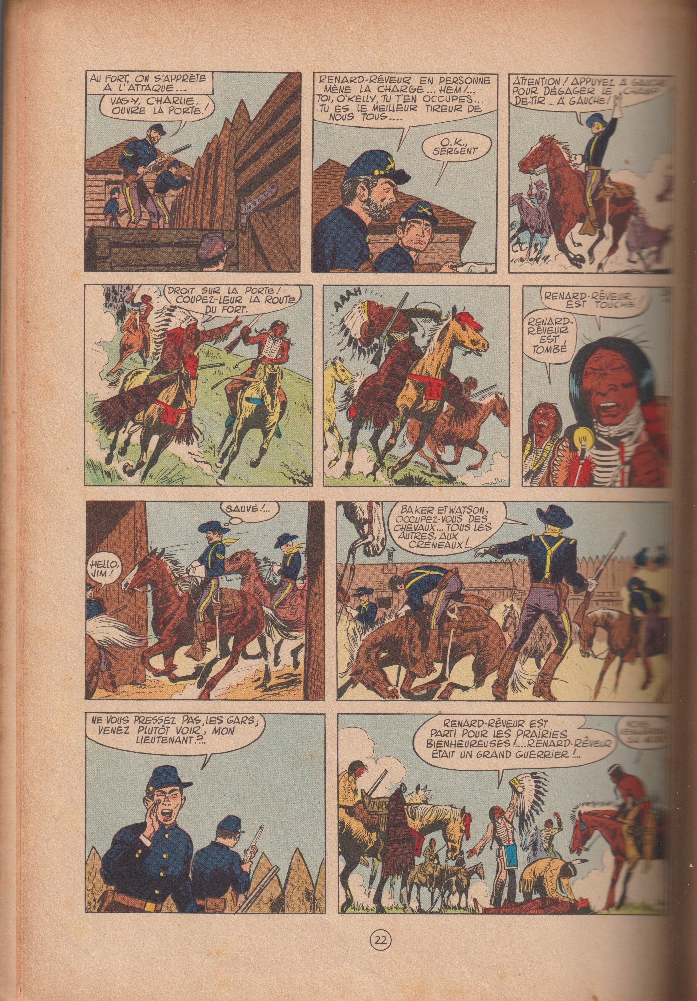 BD  Jerry Spring - Fort Red Stone - N°9 - EO- Souple -1960 - BE- Jijé - Dupuis