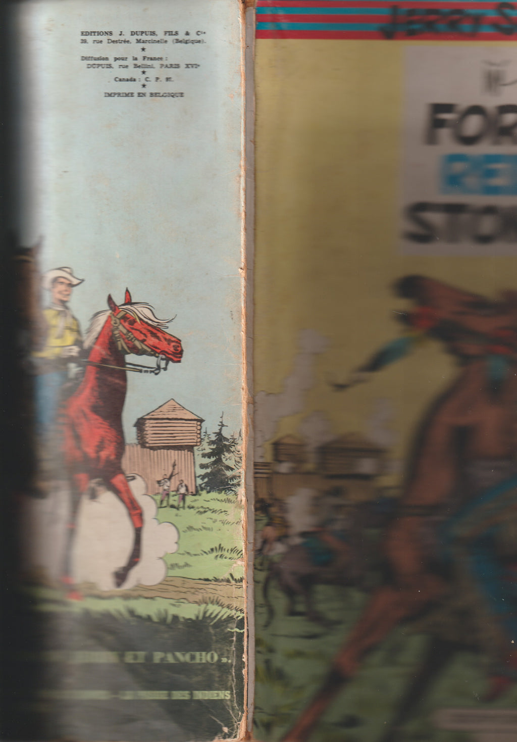 BD  Jerry Spring - Fort Red Stone - N°9 - EO- Souple -1960 - BE- Jijé - Dupuis