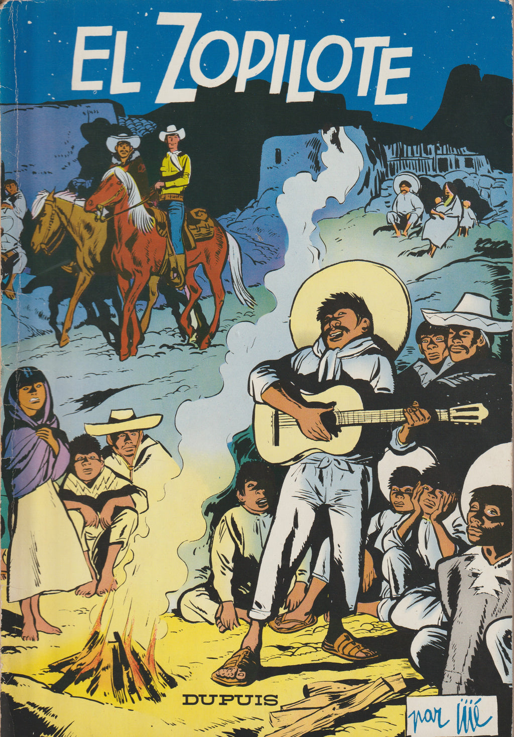 BD  Jerry Spring - El Zopilote  - N°12 - EO- Souple -1964 -TBE- Jijé - Dupuis
