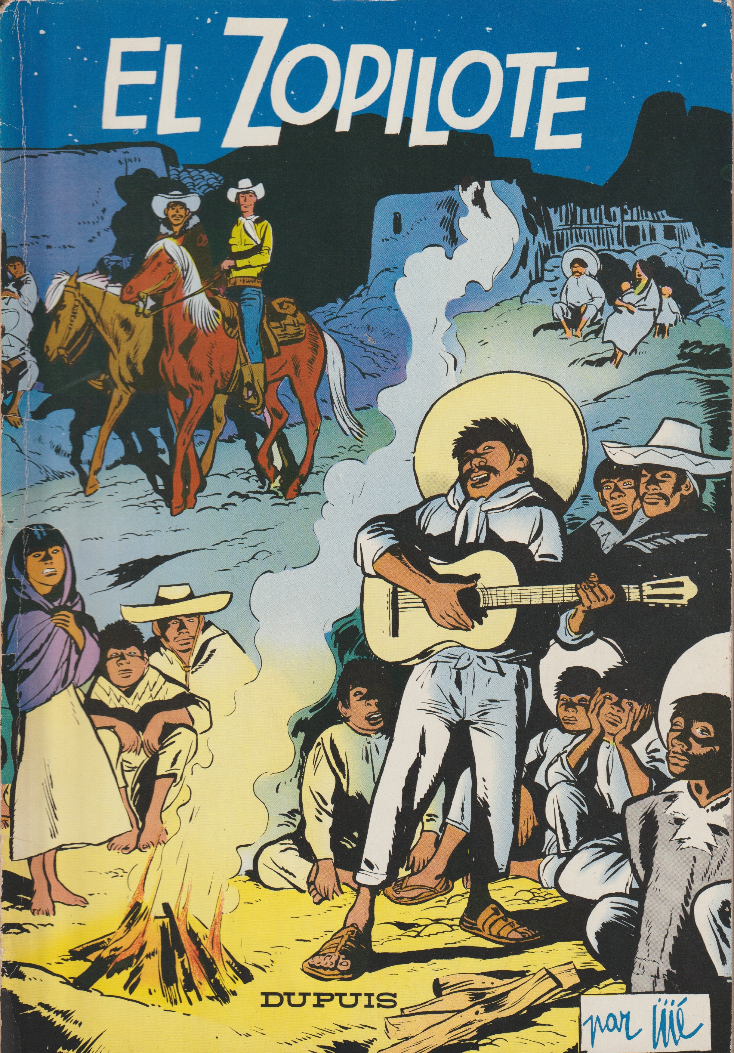 BD  Jerry Spring - El Zopilote  - N°12 - EO- Souple -1964 -TBE- Jijé - Dupuis