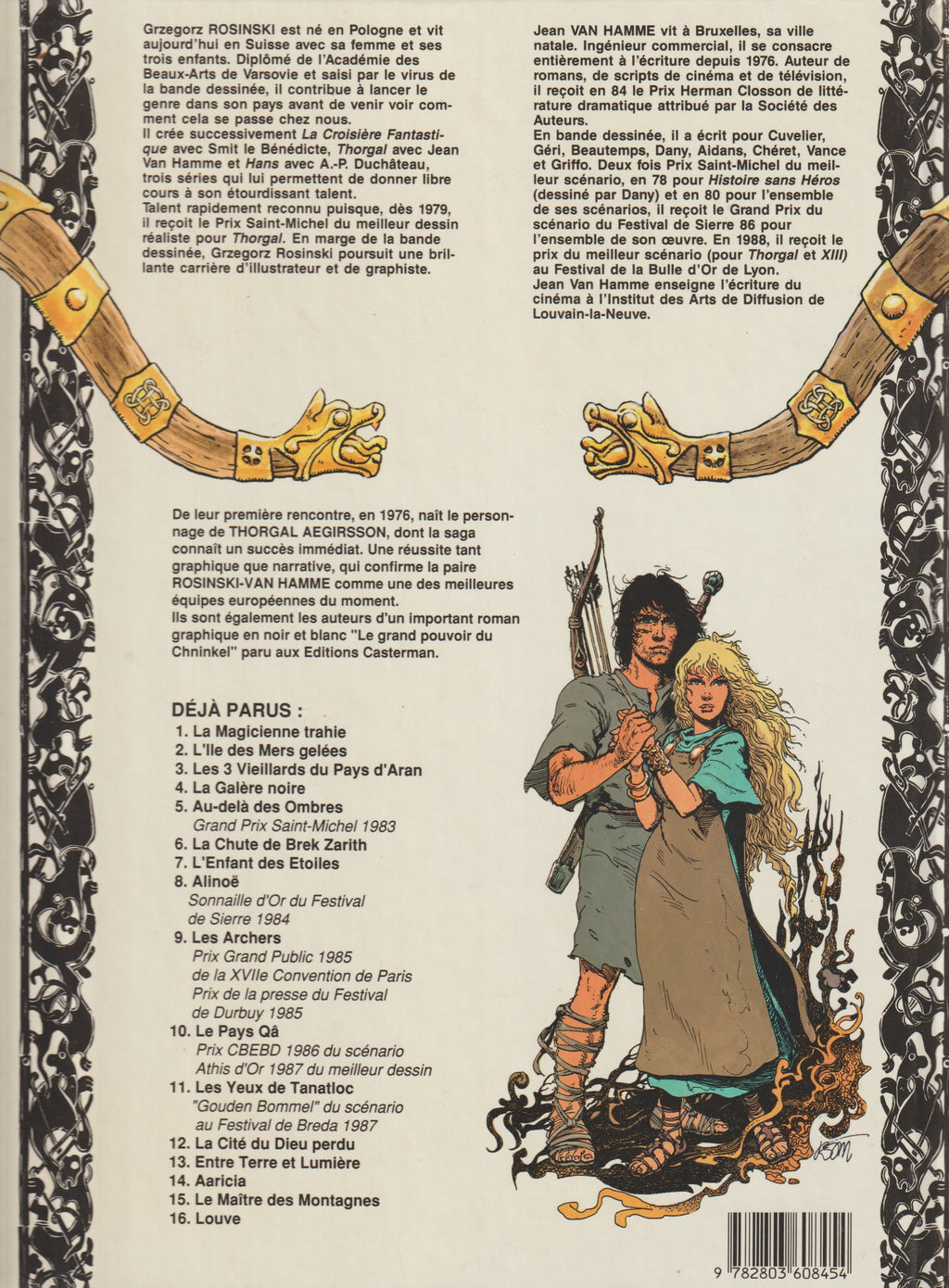 BD  Thorgal  - N°16 - Louve - EO - 1990 - TBE - Rosinski