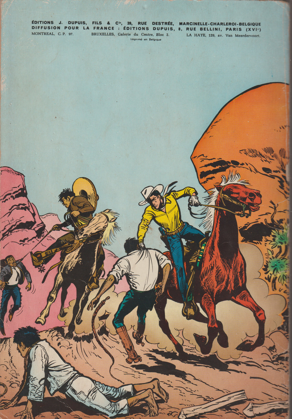 BD  Jerry Spring - Le maitre de la Sierra - N°10 - EO- Souple -1962 -BE- Jijé - Dupuis