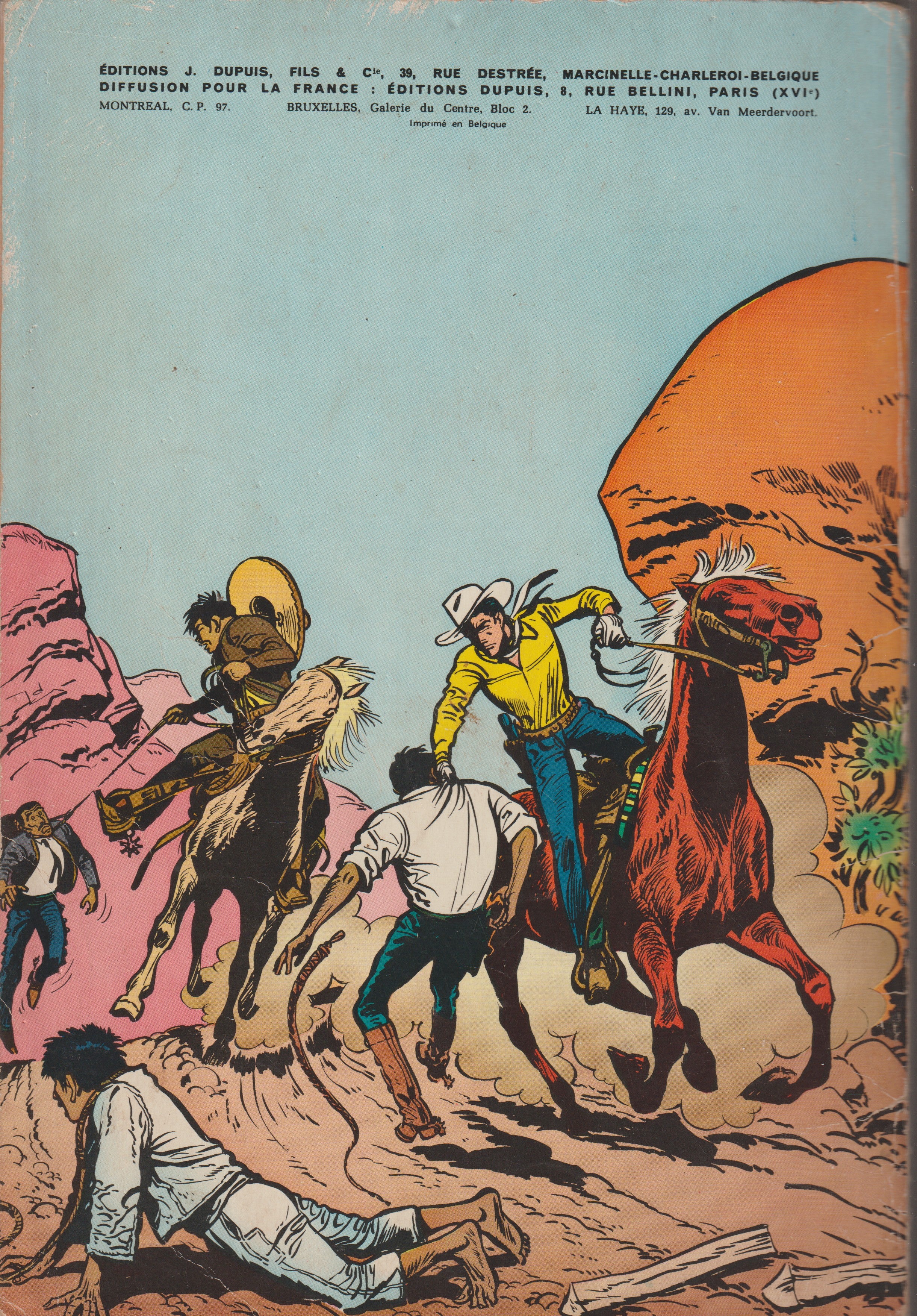 BD  Jerry Spring - Le maitre de la Sierra - N°10 - EO- Souple -1962 -BE- Jijé - Dupuis