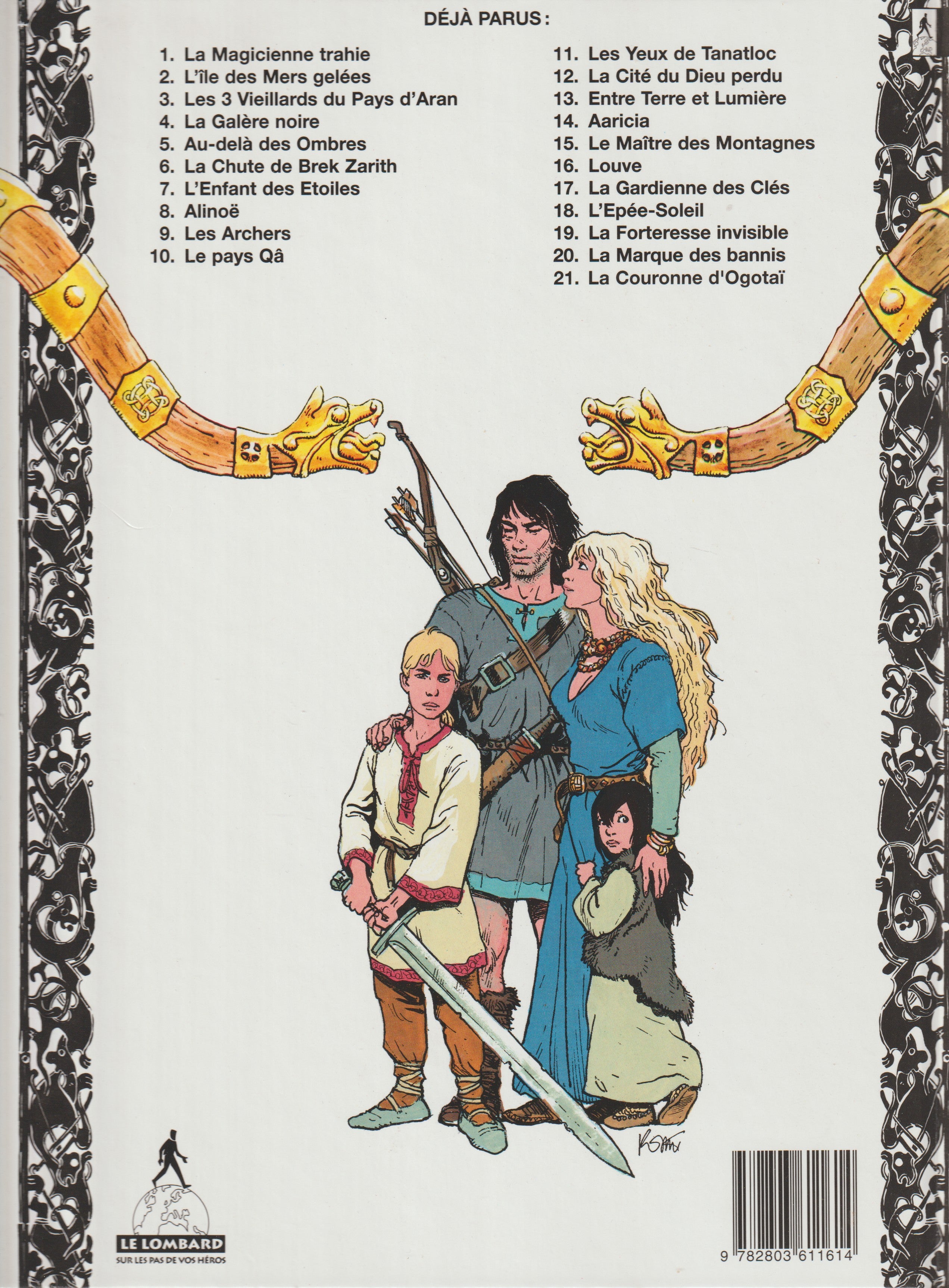 BD  Thorgal  - N°21 - La couronne d'Ogotaï - EO - 1995- TTBE - Rosinski