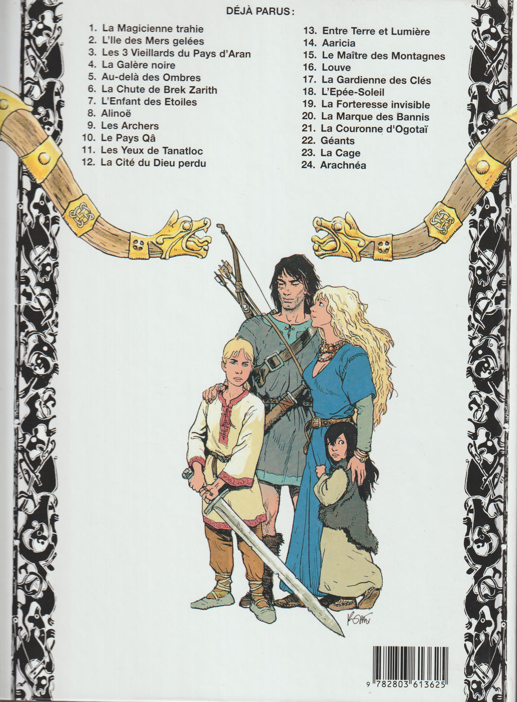 BD  Thorgal  - N°24 - Arachnéa - EO - 1999- TTBE - Rosinski