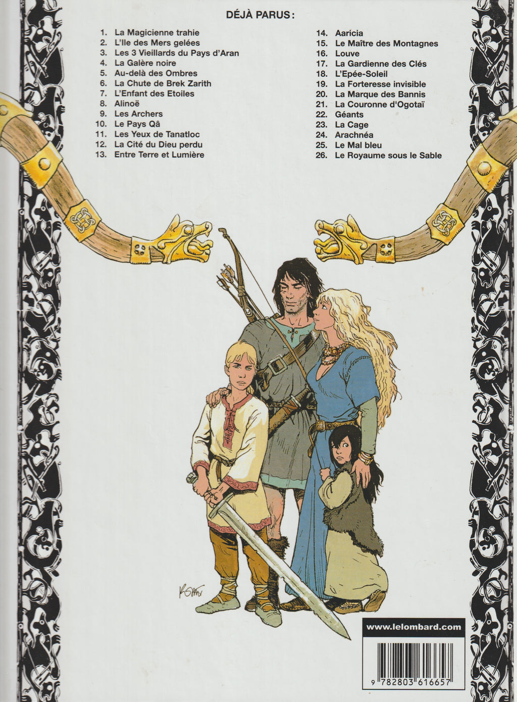 BD  Thorgal  - N°26 - Le royaume sous le sable - EO - 2001- TTBE - Rosinski