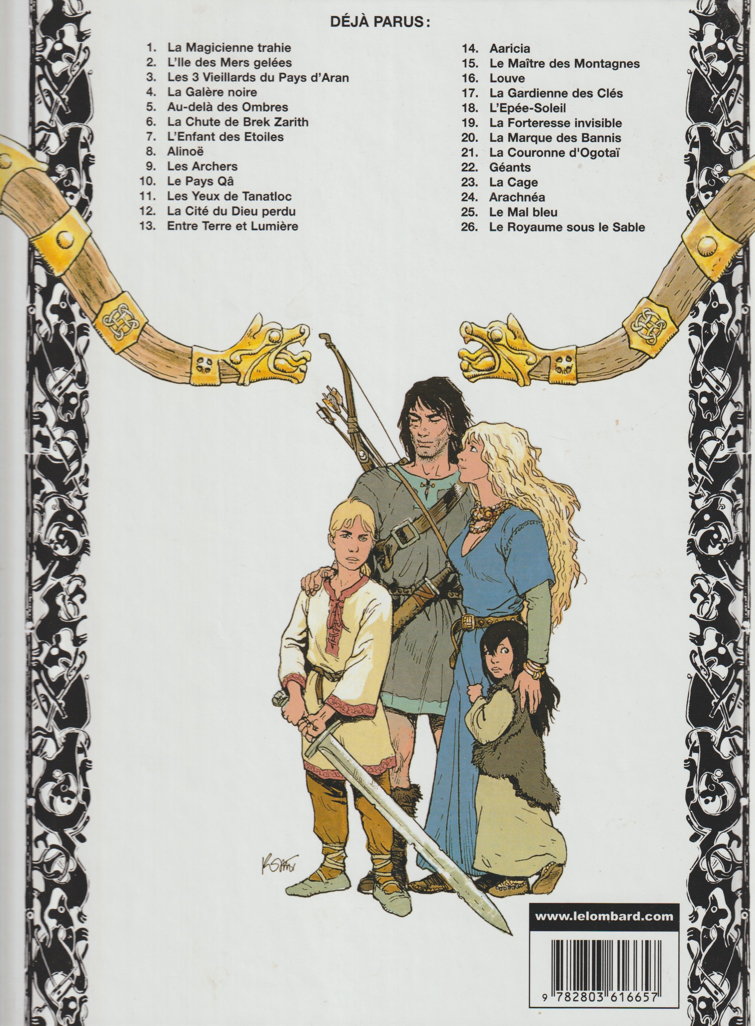 BD  Thorgal  - N°26 - Le royaume sous le sable - EO - 2001- TTBE - Rosinski