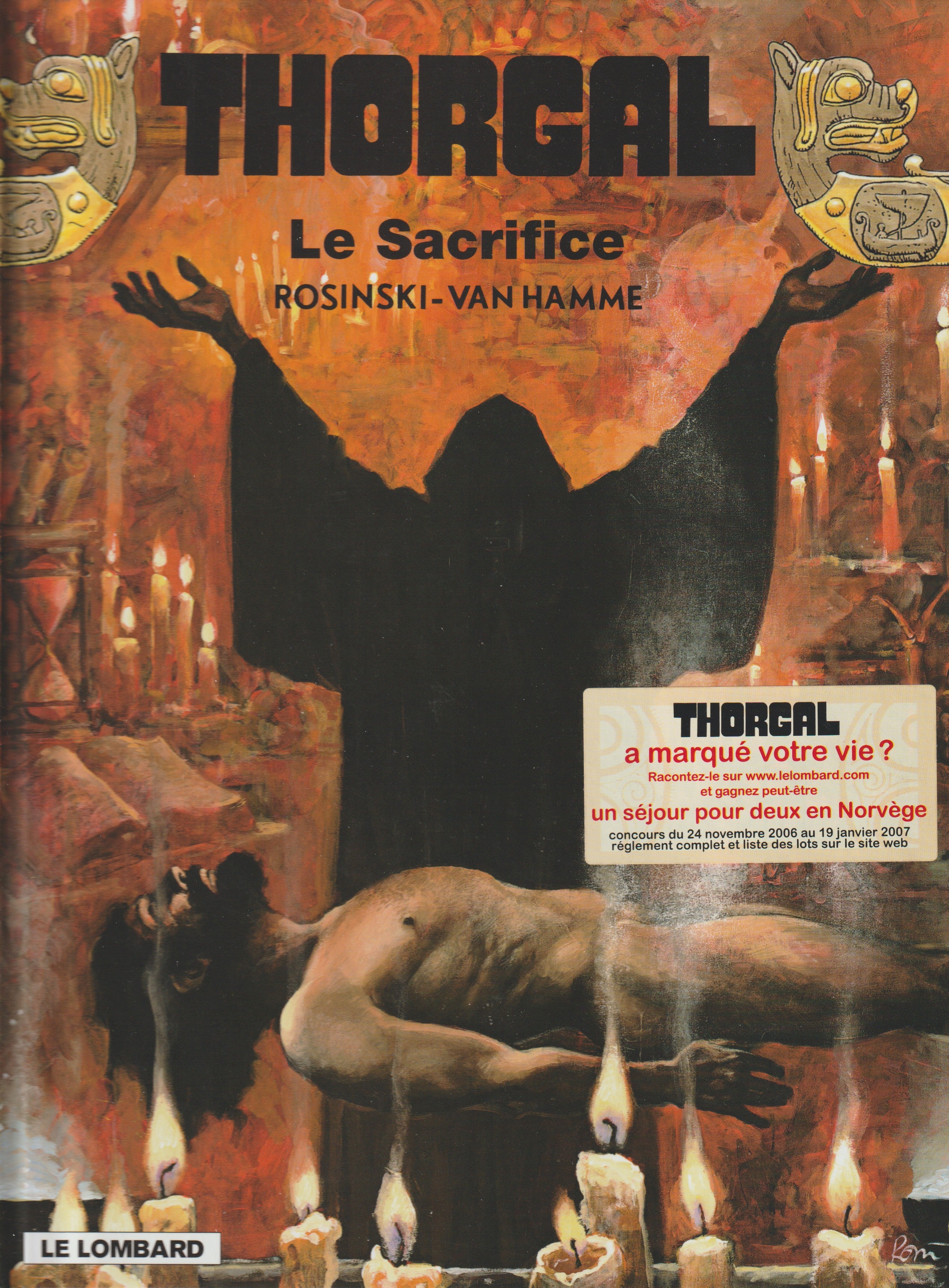 BD  Thorgal  - N°29 - Le sacrifice - EO - 2006 - TTBE - Rosinski