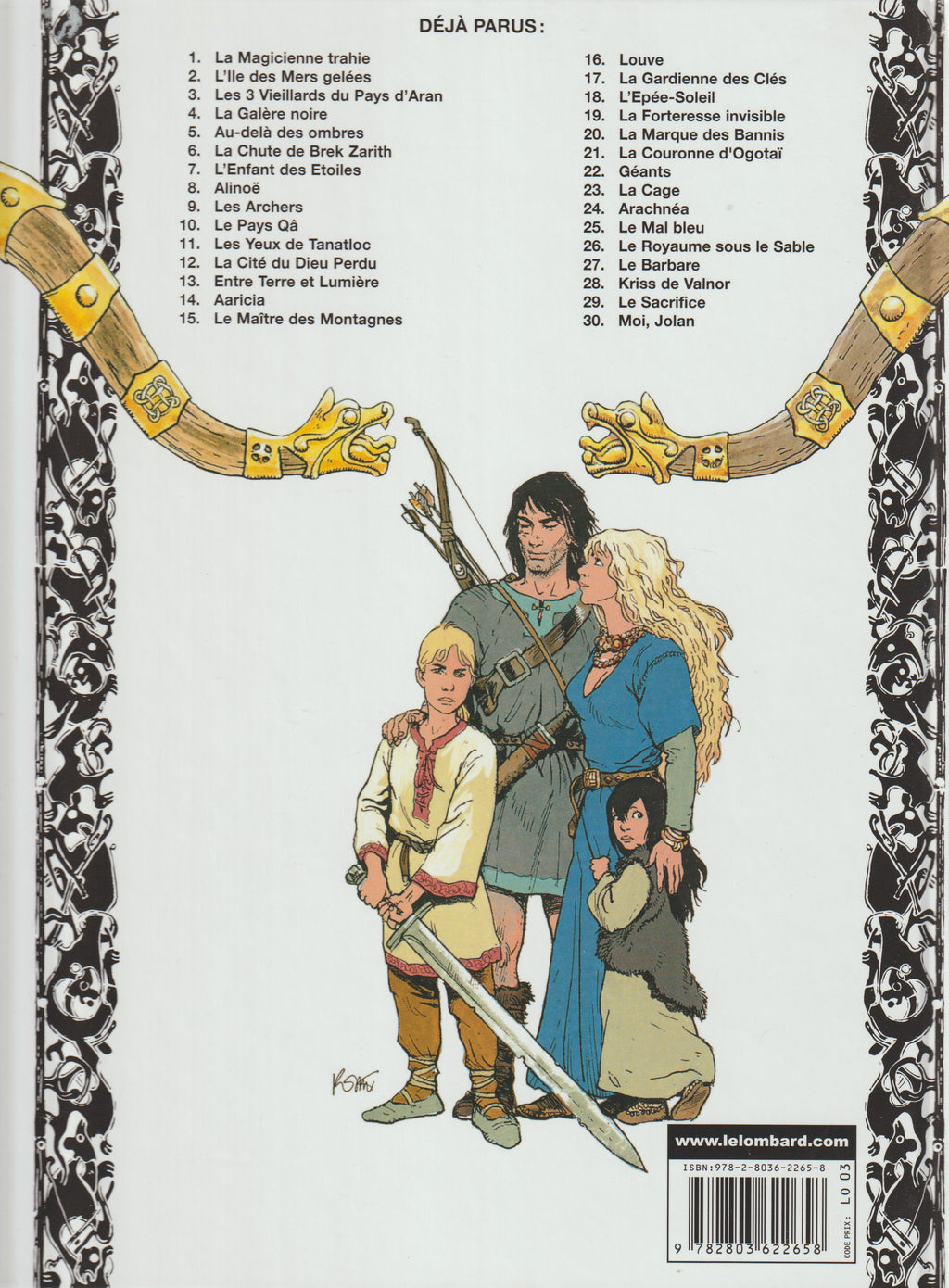 BD  Thorgal  - N°30 - Moi, Jolan - EO - 2007 - TTBE - Rosinski