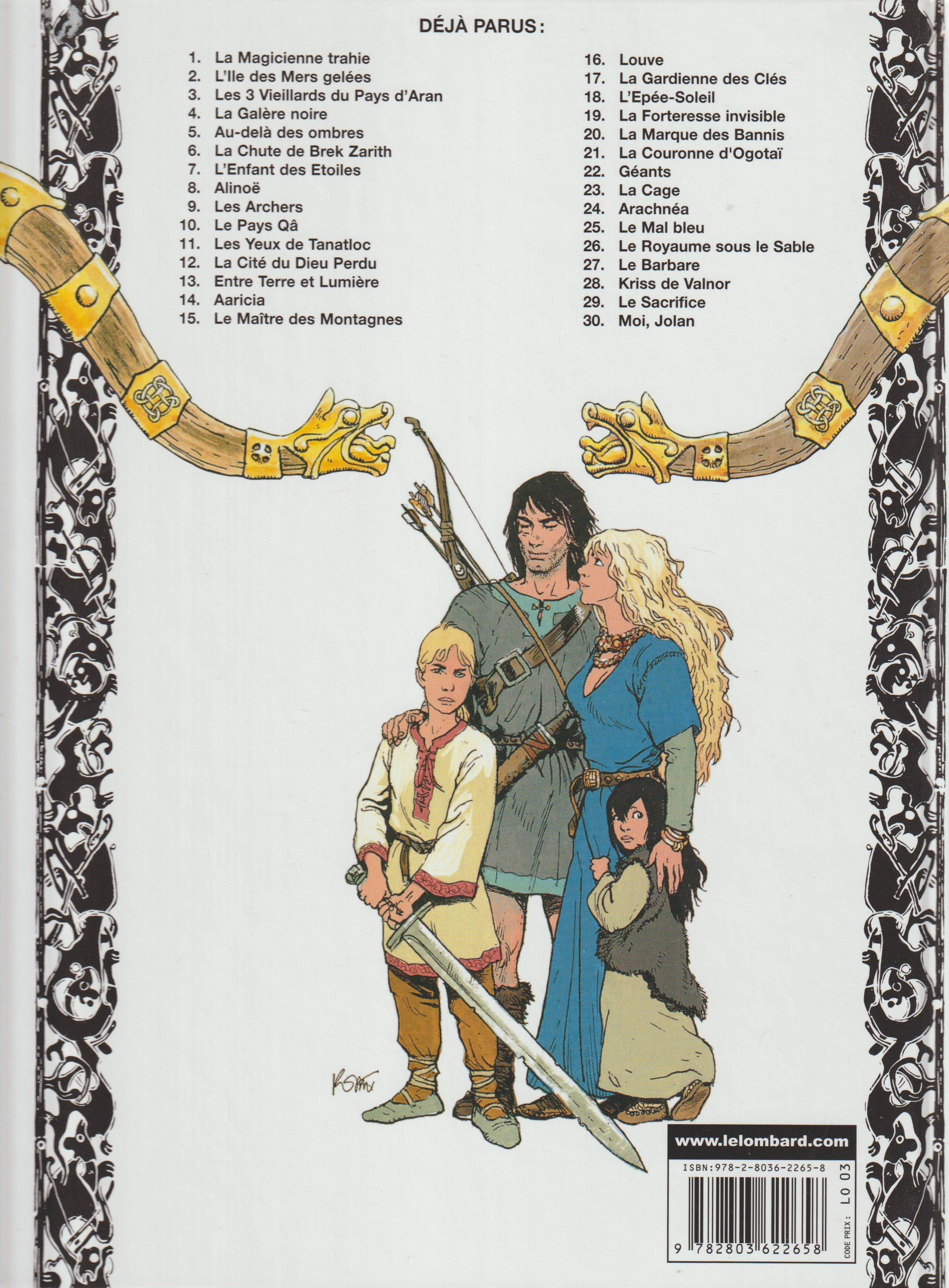 BD  Thorgal  - N°30 - Moi, Jolan - EO - 2007 - TTBE - Rosinski