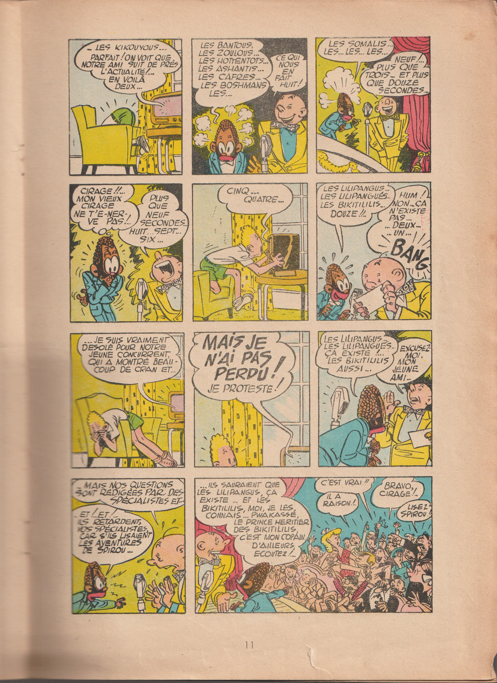 BD  Blondin et Cirage - Silence on tourne - EO - 1954 - BE - Jijé - Dupuis
