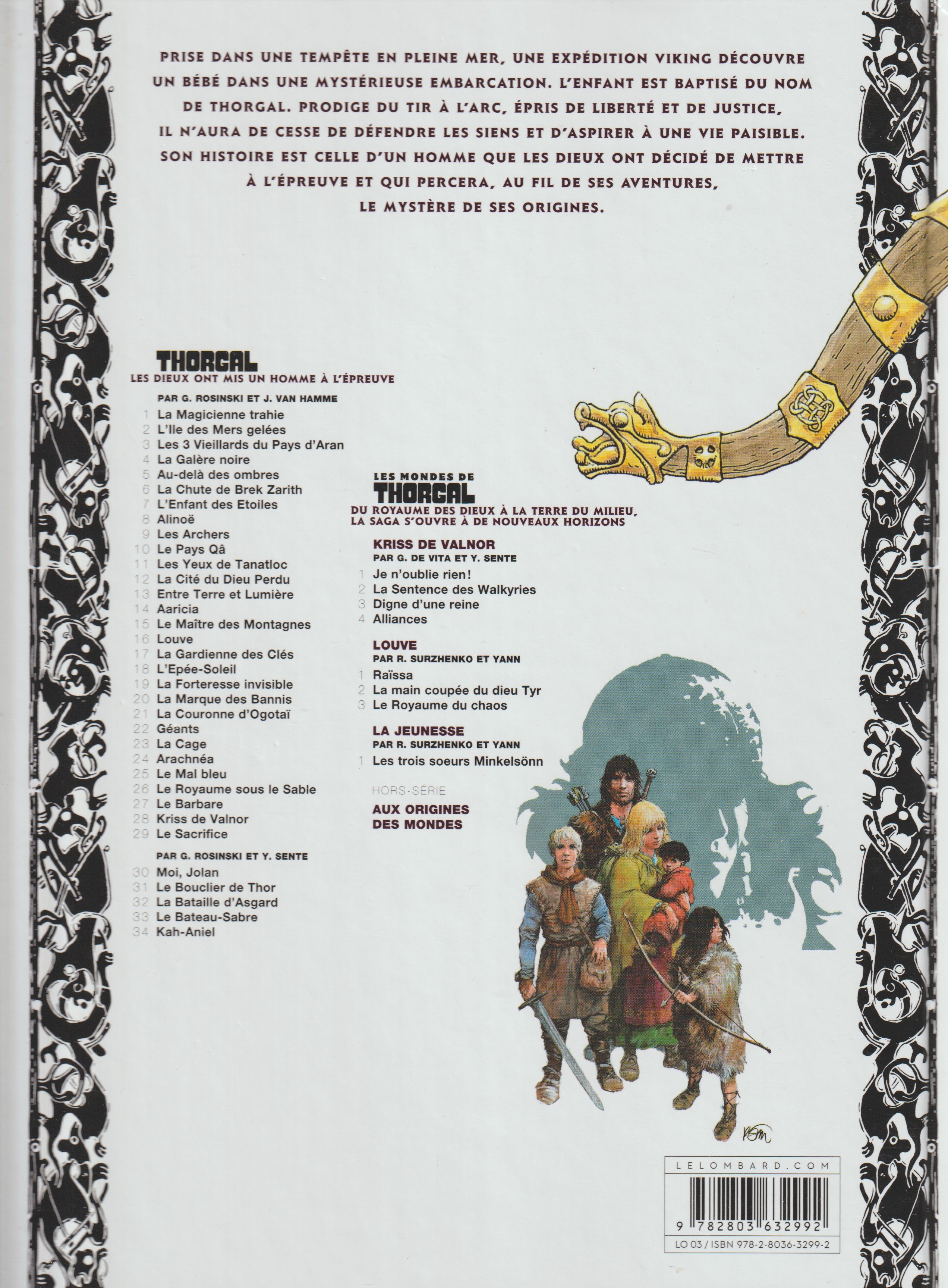 BD  Thorgal  - N°34 - Kah-Aniel - EO - 2013 - TTBE - Rosinski