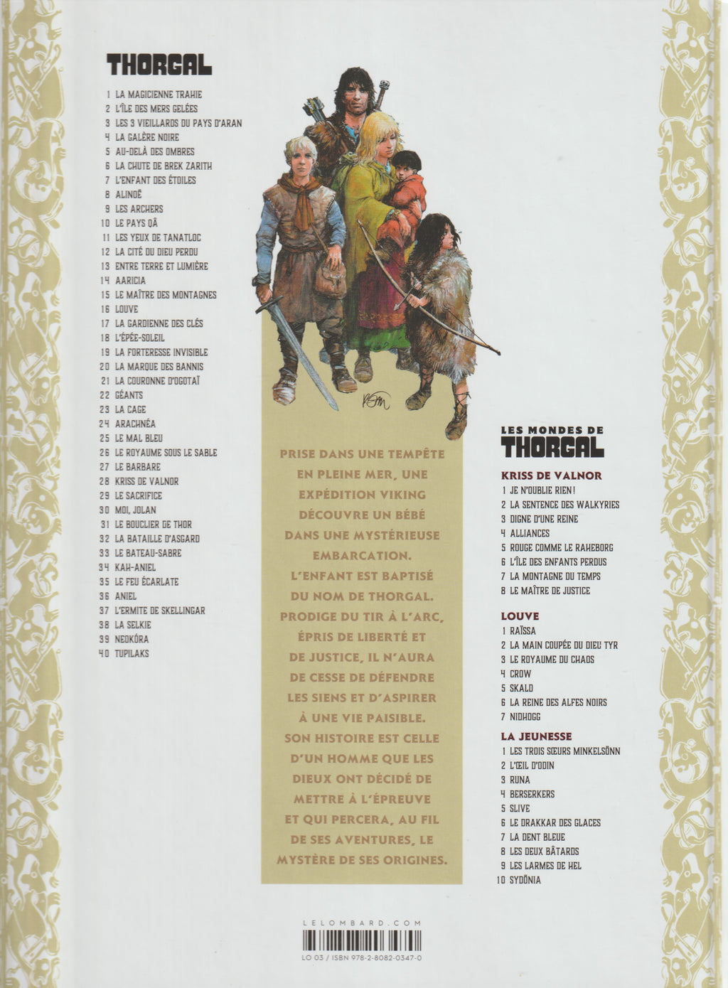 BD  Thorgal  - N°40 - Tupilaks - EO - 2022 - TTBE - Rosinski