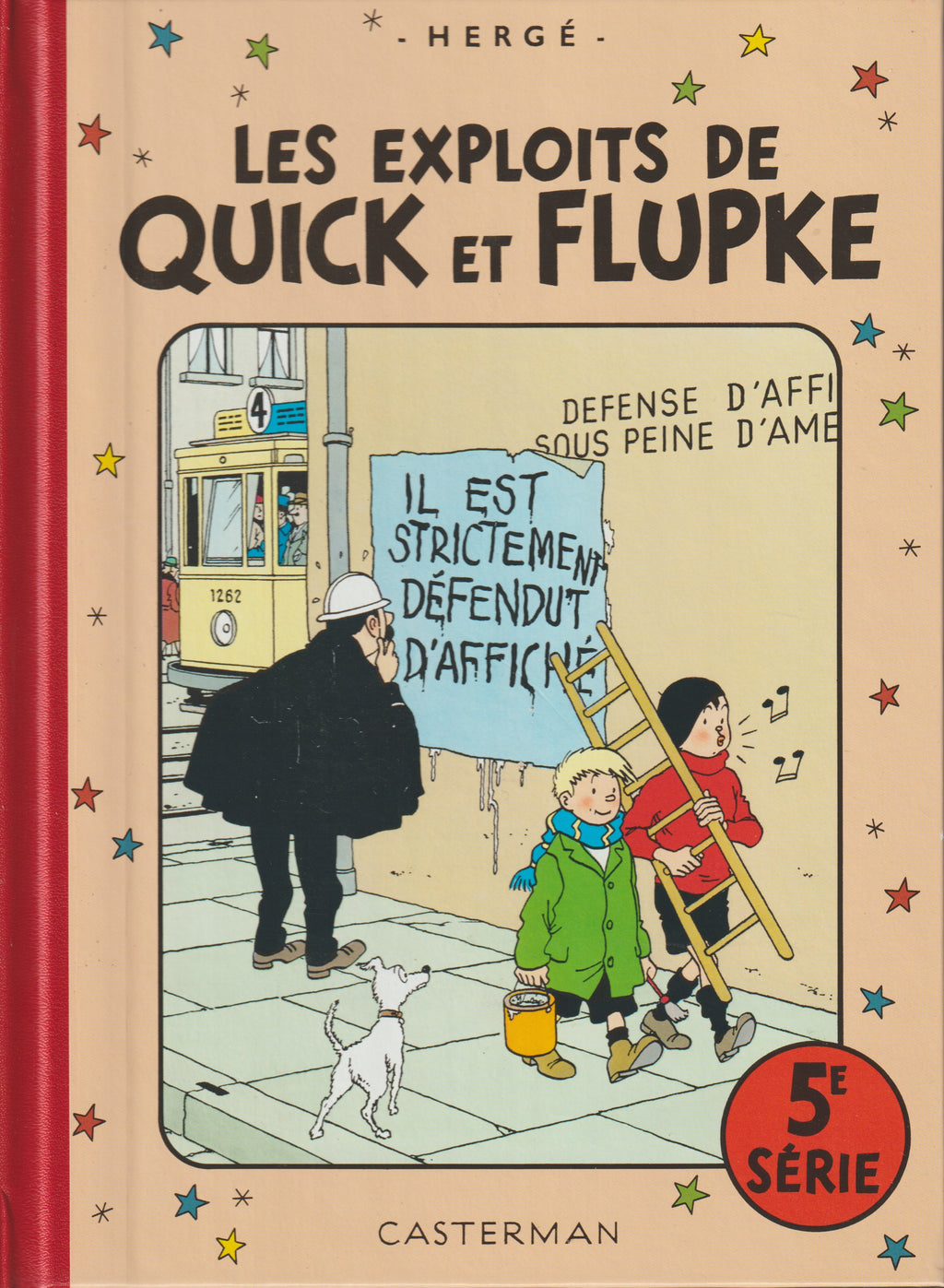 Bd - Quick et Flupke - Les aventures de Quick et Flupke - Tome 5 - Hergé - RE - 2015 - neuf - Casterman