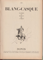 Bd - Blanc casque - Jijé - EO - 1957 - TBE - Dupuis