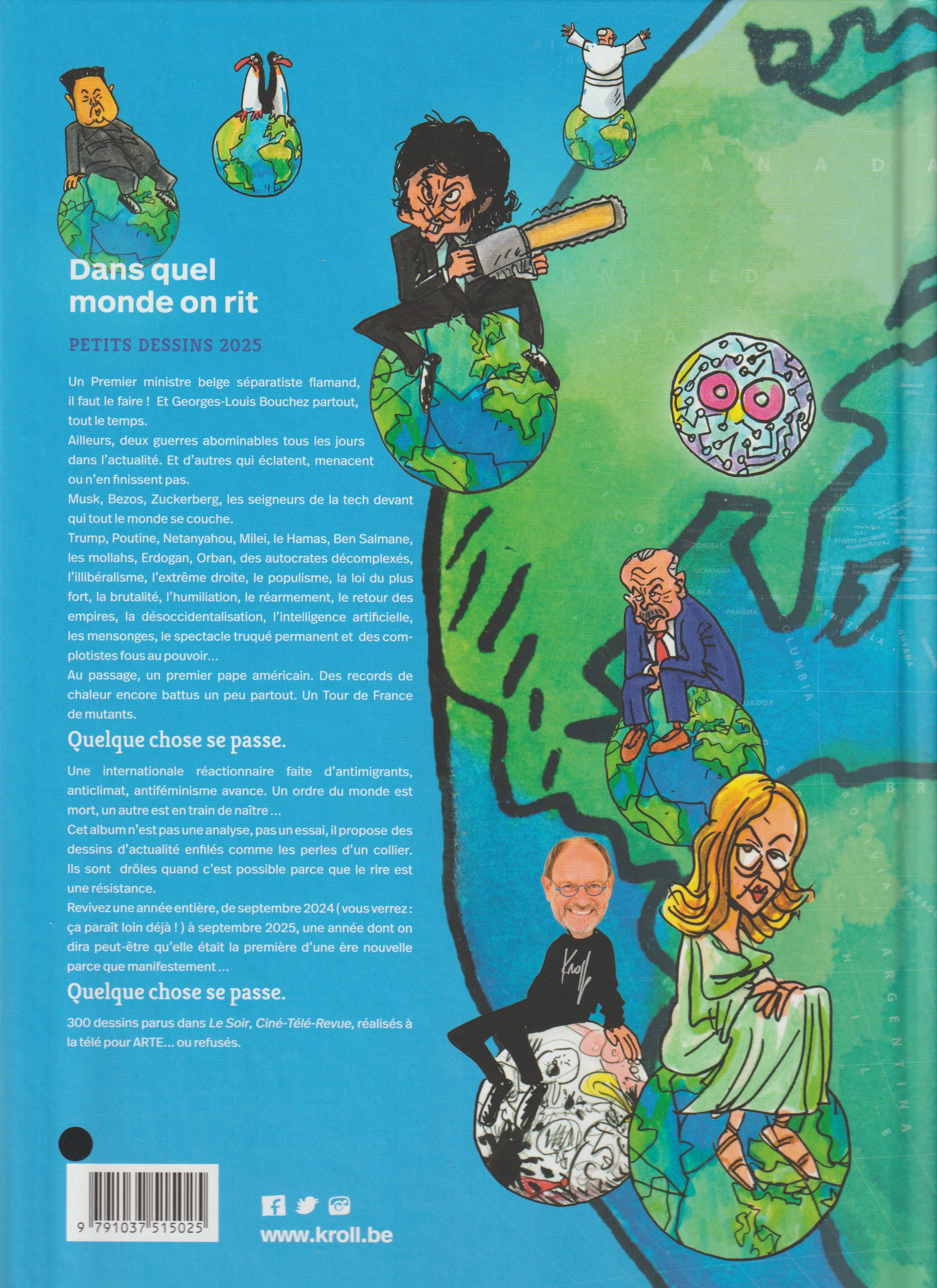 Bd - Pierre Kroll - Dans quel monde on rit - Petits dessins tome 31 - EO - 2025 - TTBE - Les arènes