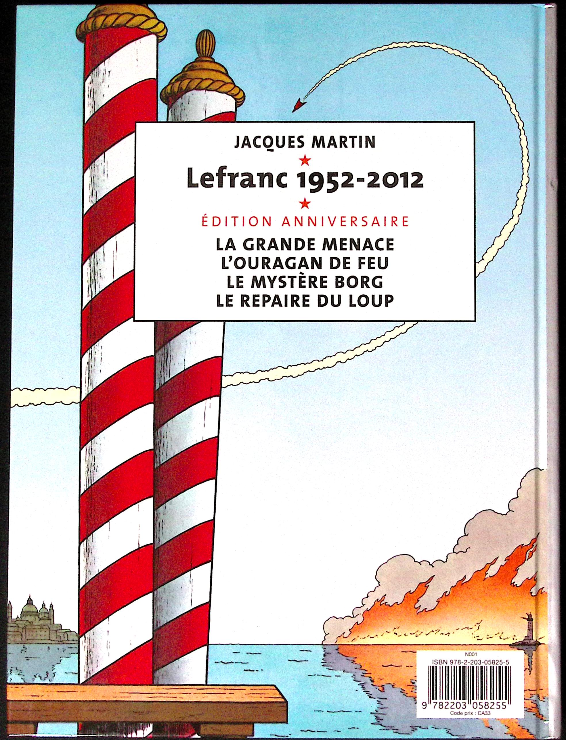 Bd - Lefranc- Le Mystère Borg - Jacques Martin - EO - 2012 - TTBE - Casterman
