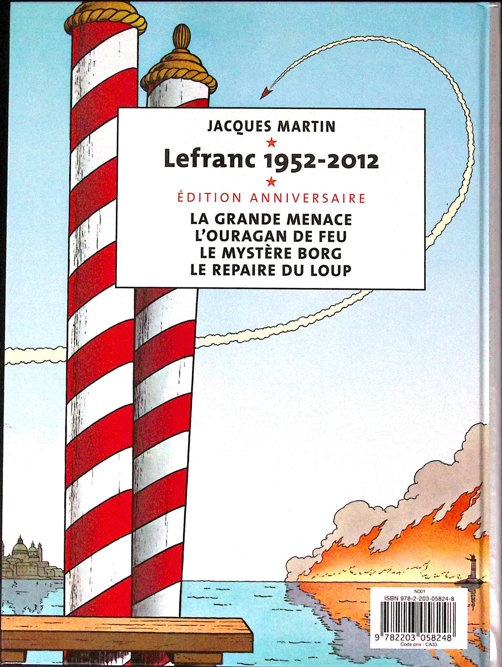 Bd - Lefranc- L' Ouragan de feu - Jacques Martin - EO - 2012 - TTBE - Casterman