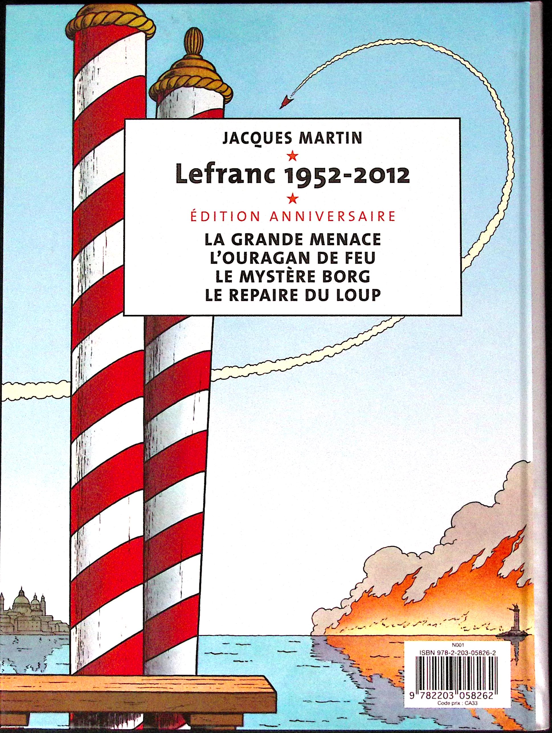 Bd - Lefranc- Le Repaire du Loup - Jacques Martin - EO - 2012 - TTBE - Casterman
