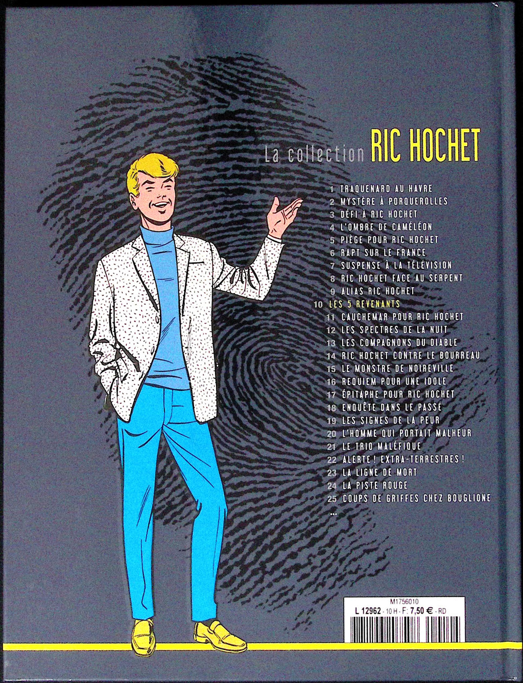 BD - Ric Hochet - La collection Ric Hochet - Les 5 revenants - Tome 10 - EO - 2012 - TTBE - Hachette