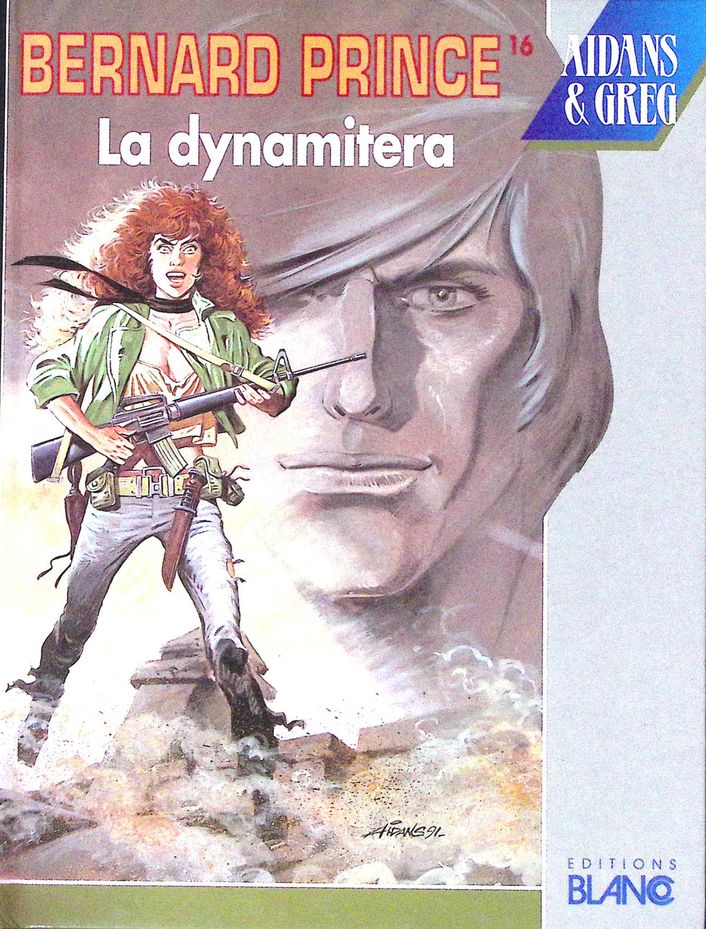Bd - Aidans - Bernard Prince - La dynamitera - Tome 16 - EO - 1992 - TTBE - Blanco