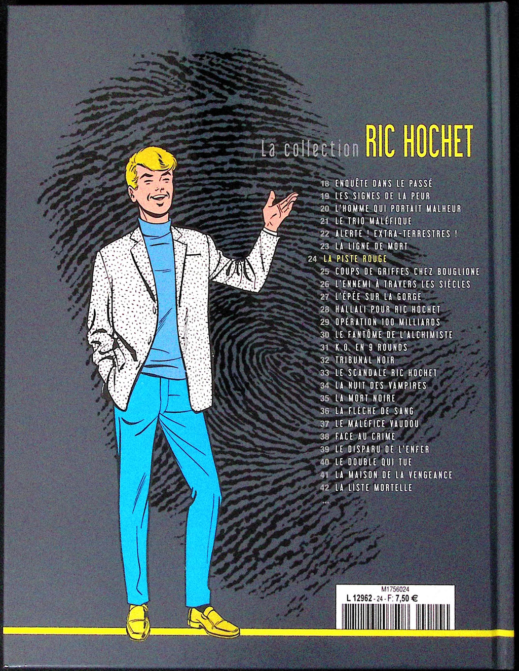 BD - Ric Hochet - La collection Ric Hochet - La piste rouge - Tome 24 - EO - 2012 - TTBE - Hachette
