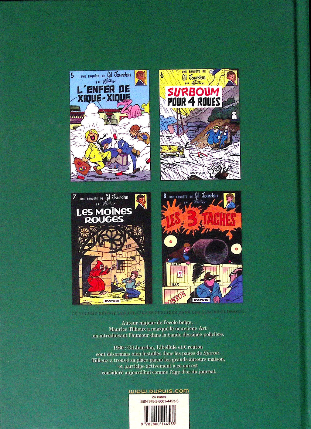 Bd - Gil Jourdan - L'Intégrale - Tome 2 - Tillieux- EO - 2009 - TTBE - Dupuis