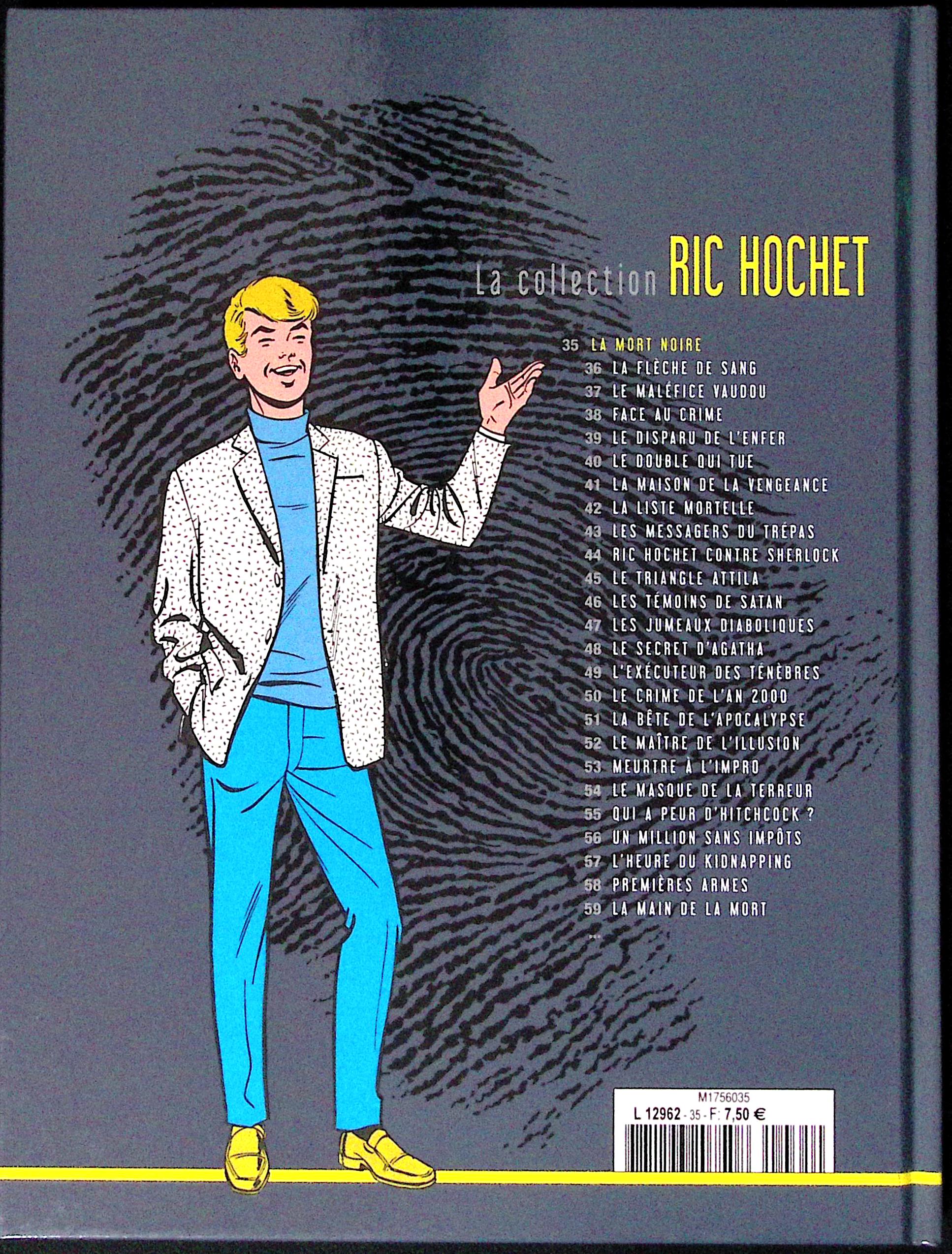 BD - Ric Hochet - La collection Ric Hochet - La mort noire - Tome 35 - EO - 2012 - TTBE - Hachette
