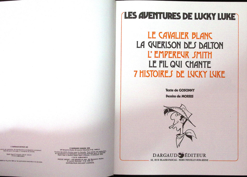BD - Lucky Luke - tome 3 étoiles - Rombaldi - EO - 1978 - TTBE - Dargaud