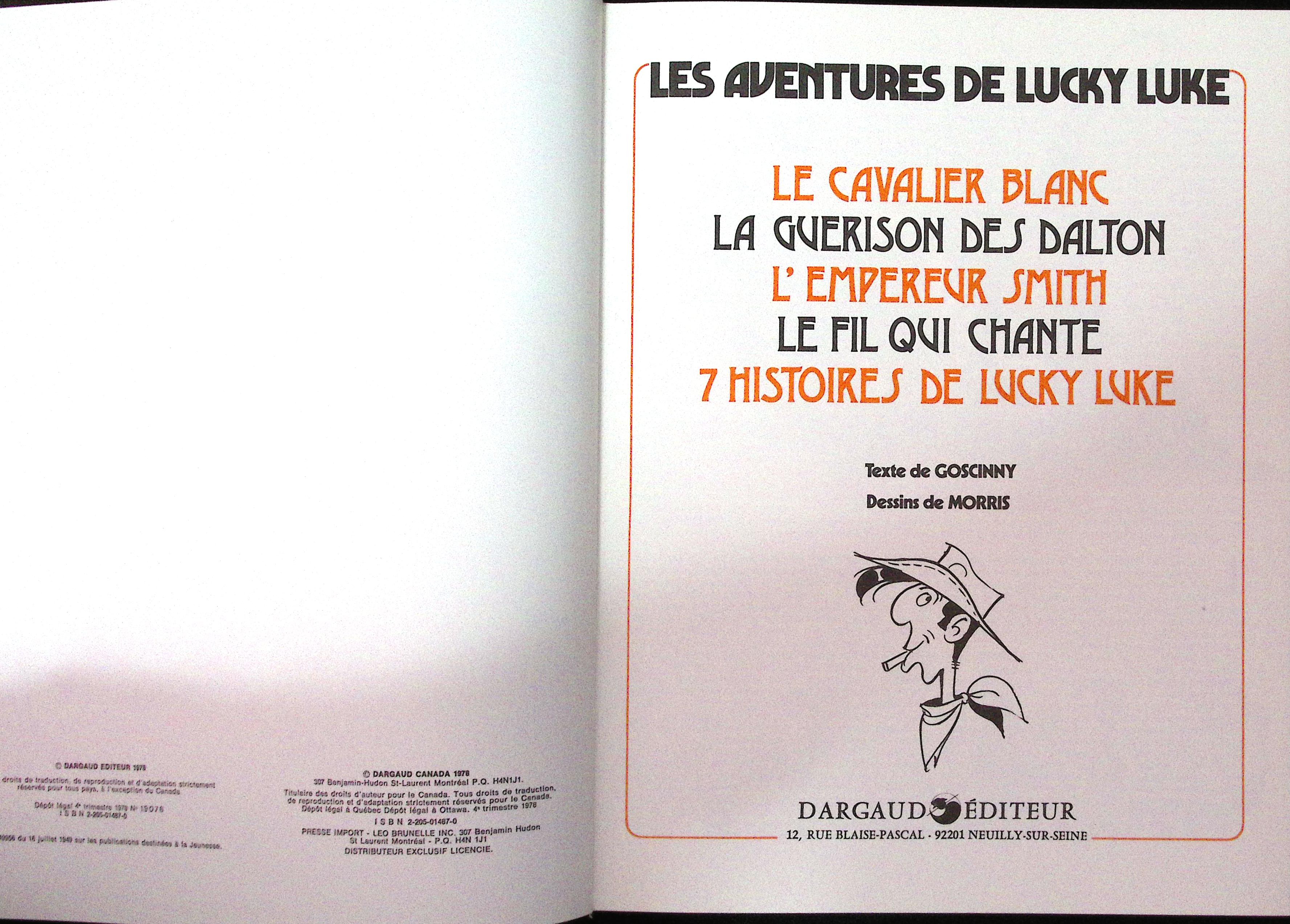 BD - Lucky Luke - tome 3 étoiles - Rombaldi - EO - 1978 - TTBE - Dargaud