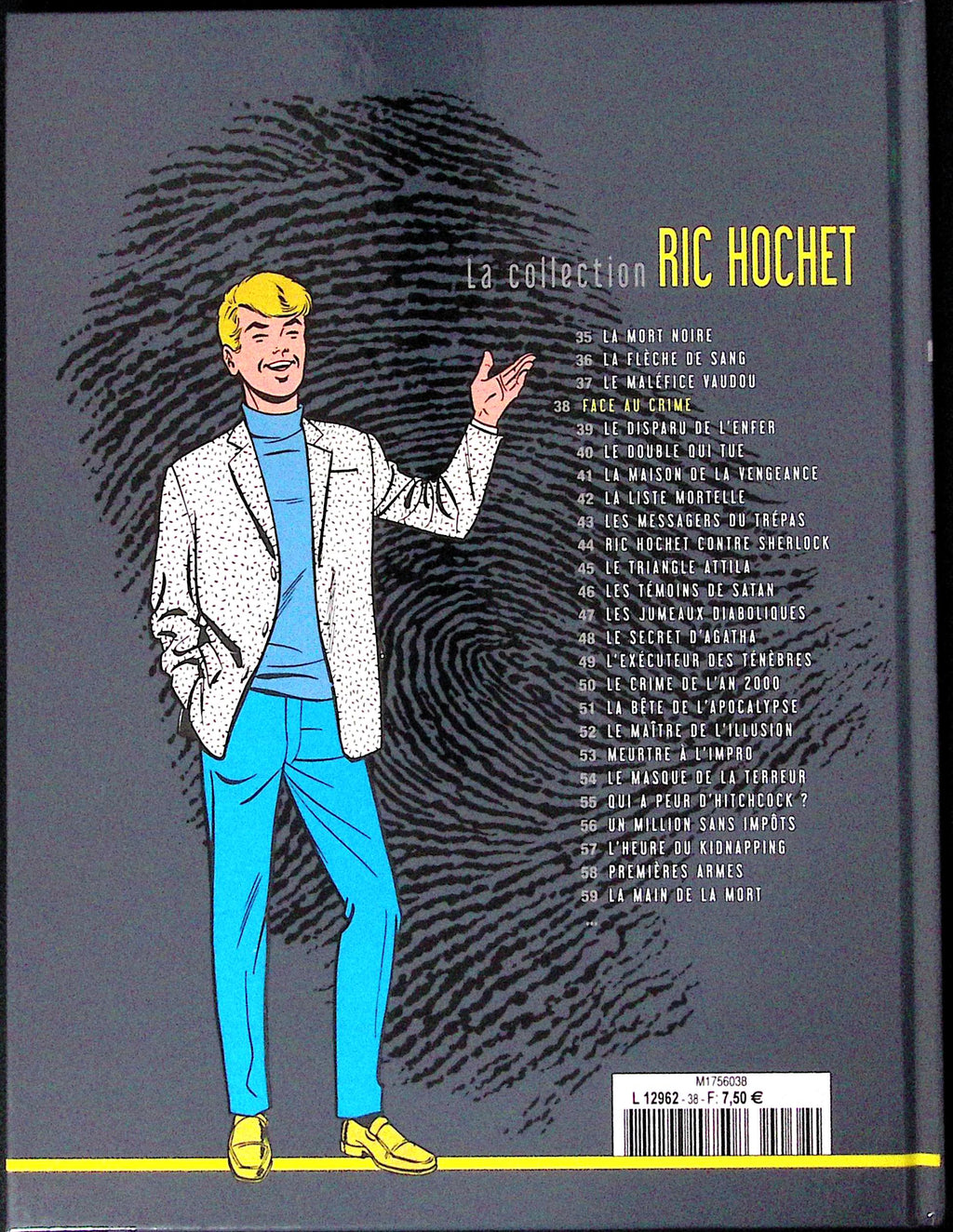 BD - Ric Hochet - La collection Ric Hochet - Face au crime - Tome 38 - EO - 2012 - TTBE - Hachette